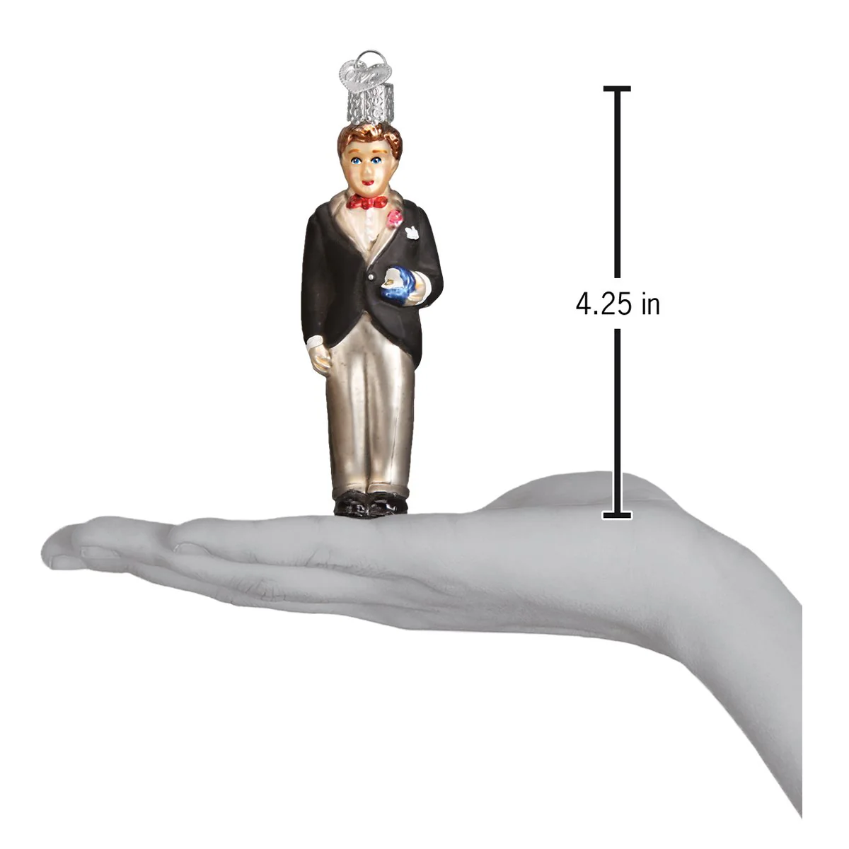 Groom Brunette Ornament - Image 6