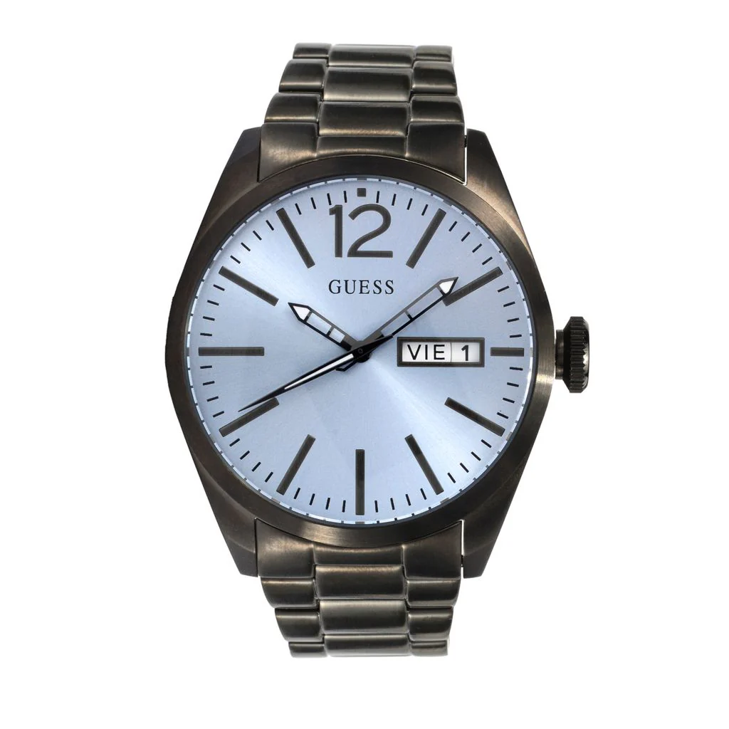 Guess 46mm Vertigo Quartz Stainless Steel Bracelet Watch - Image 3