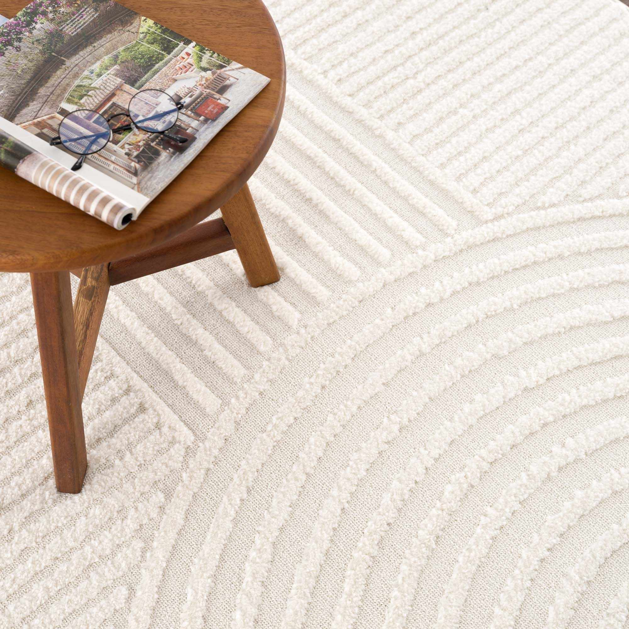 Guiling 3D Rainbow Area Rug with Tassels - Image 11