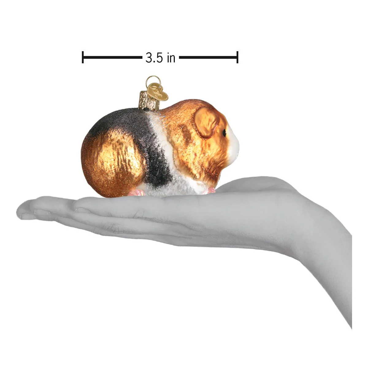 Guinea Pig Ornament 2.25x2.5x3.5 by Old World Christmas - Image 6