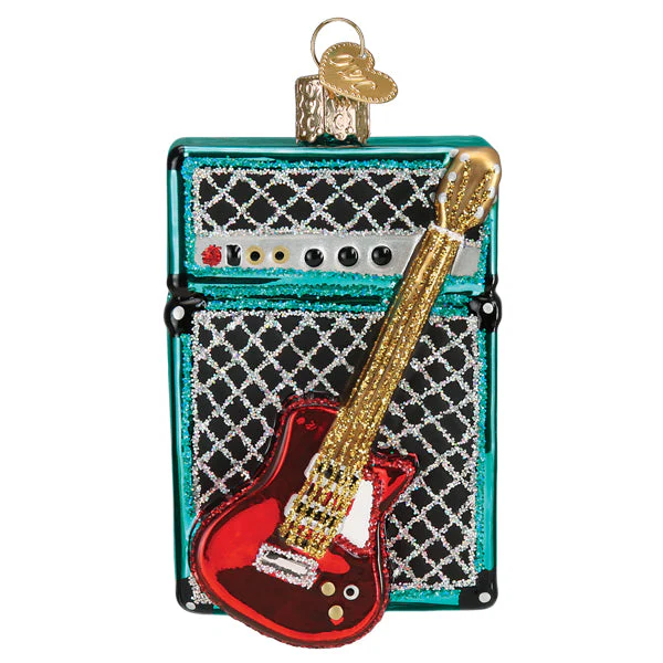 Guitar & Amp Ornament 3.75 x 2.25 x 1.5 by Old World Christmas - Image 3