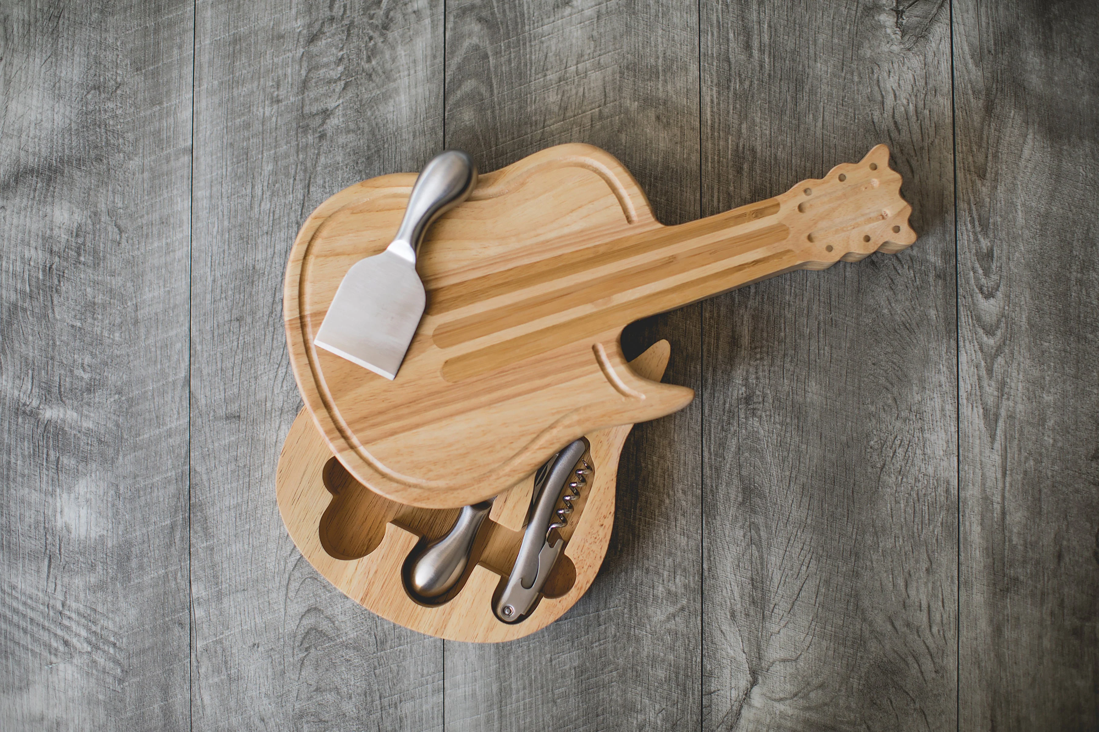 Guitar Cheese Cutting Board & Tools Set - Image 17