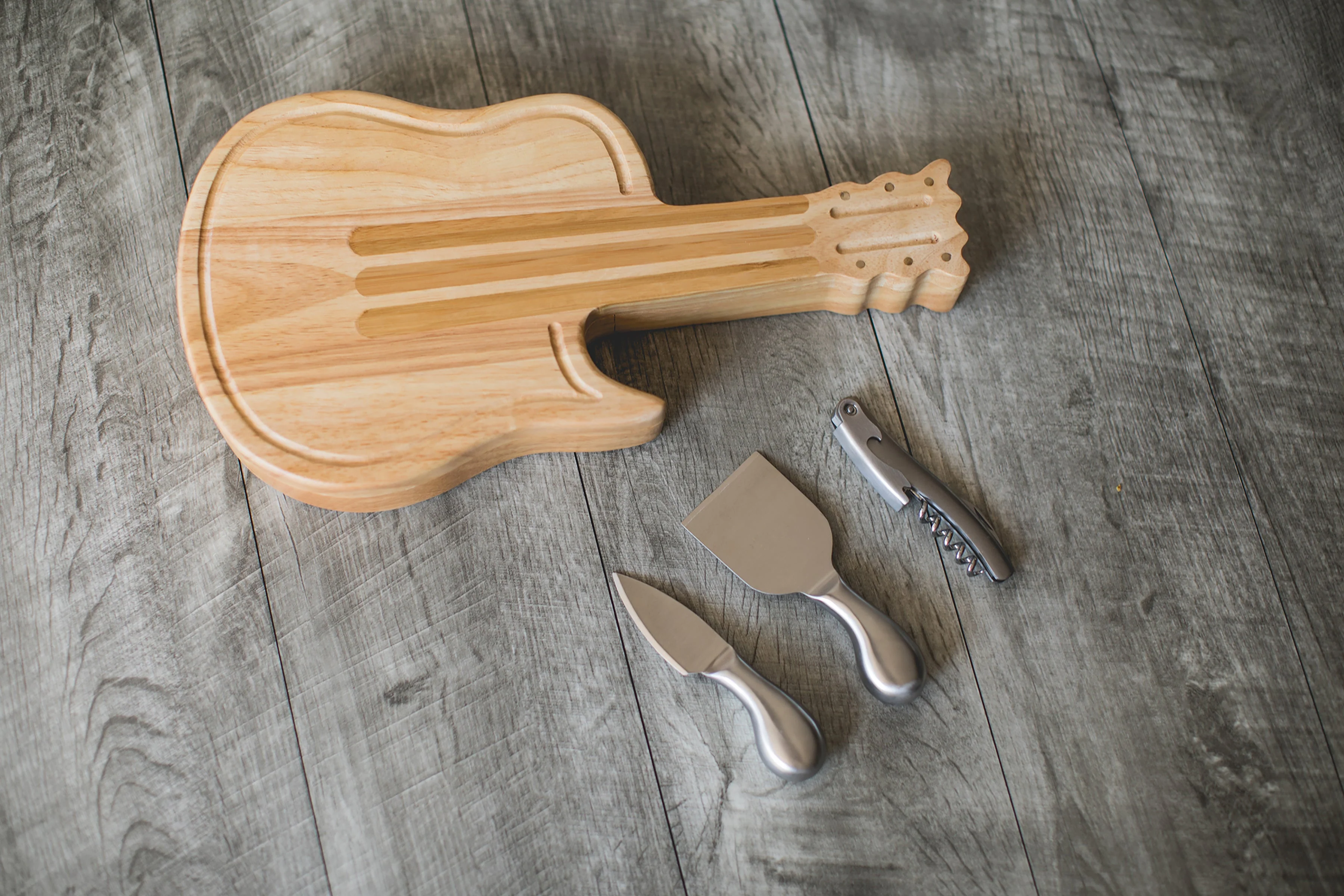 Guitar Cheese Cutting Board & Tools Set - Image 18