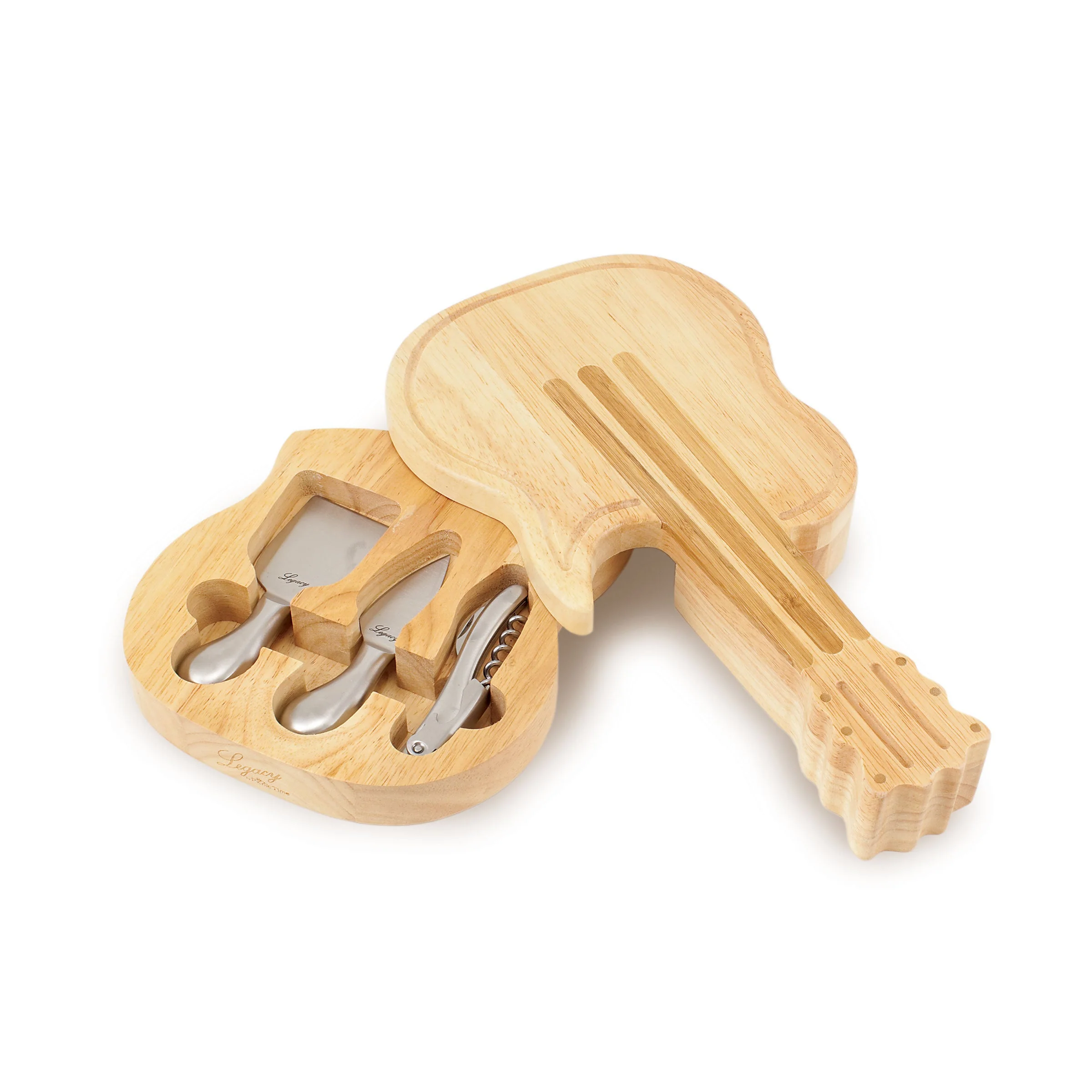 Guitar Cheese Cutting Board & Tools Set - Image 5