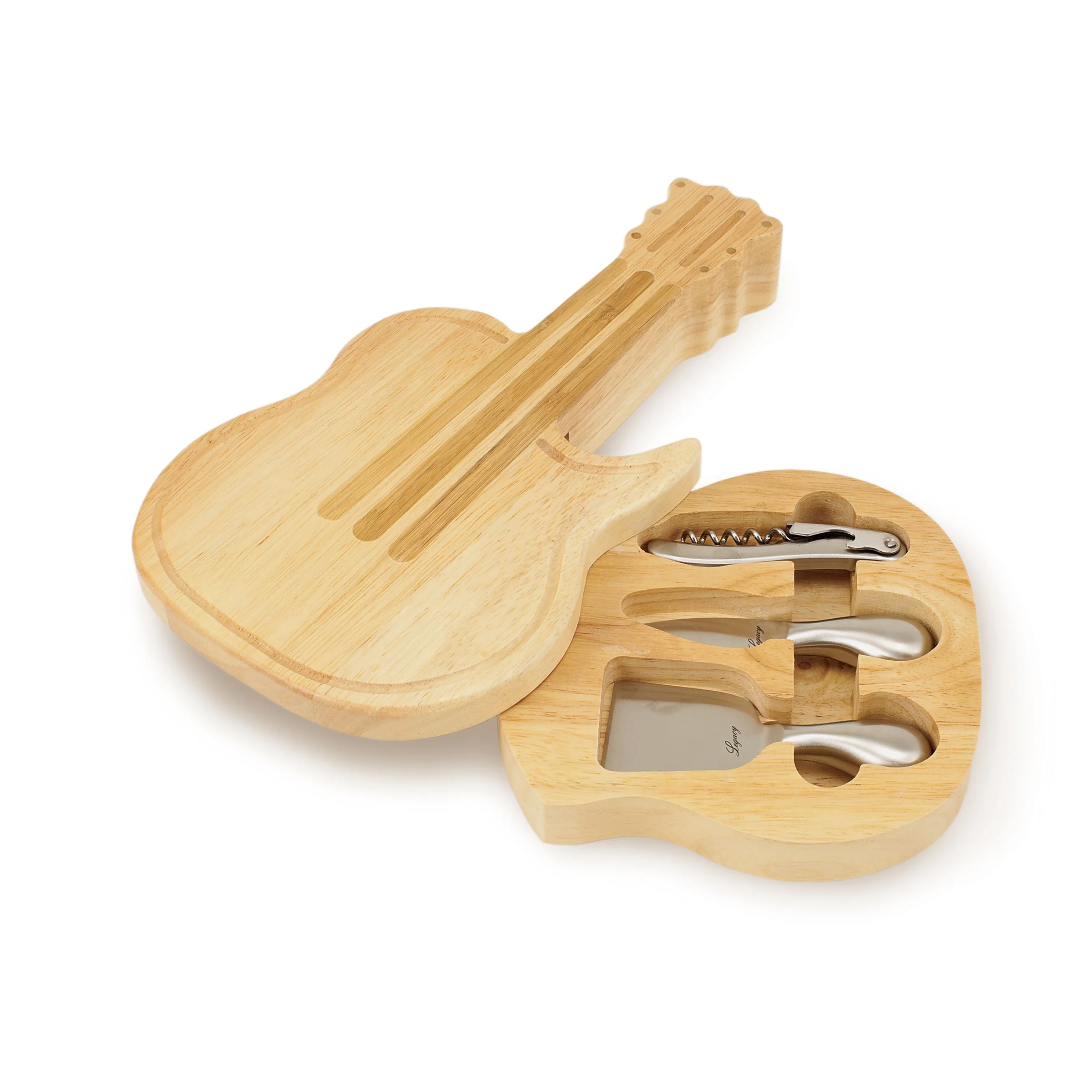 Guitar Cheese Cutting Board & Tools Set - Image 9