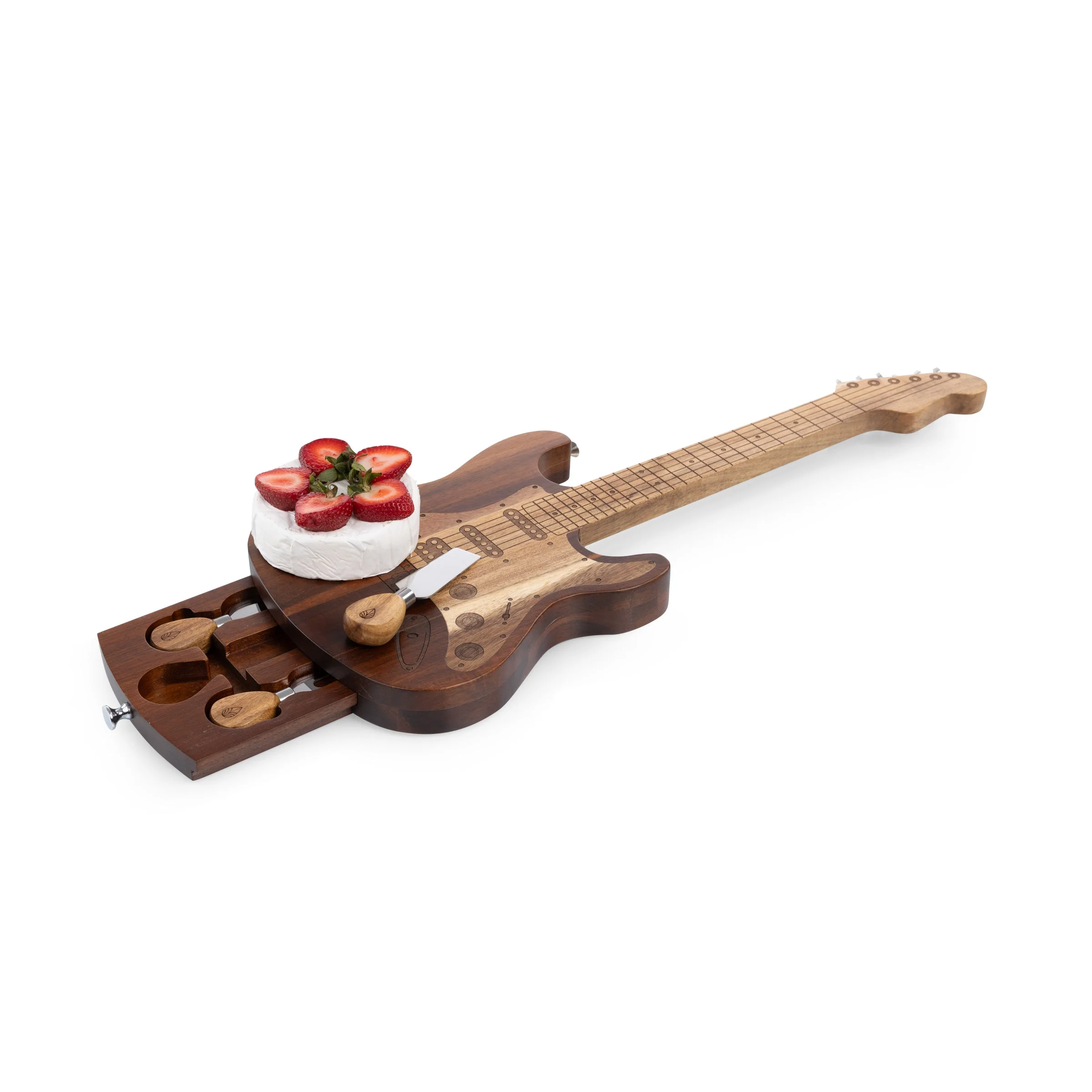 Guitar Legend Cheese Board & Tools Set - Image 14