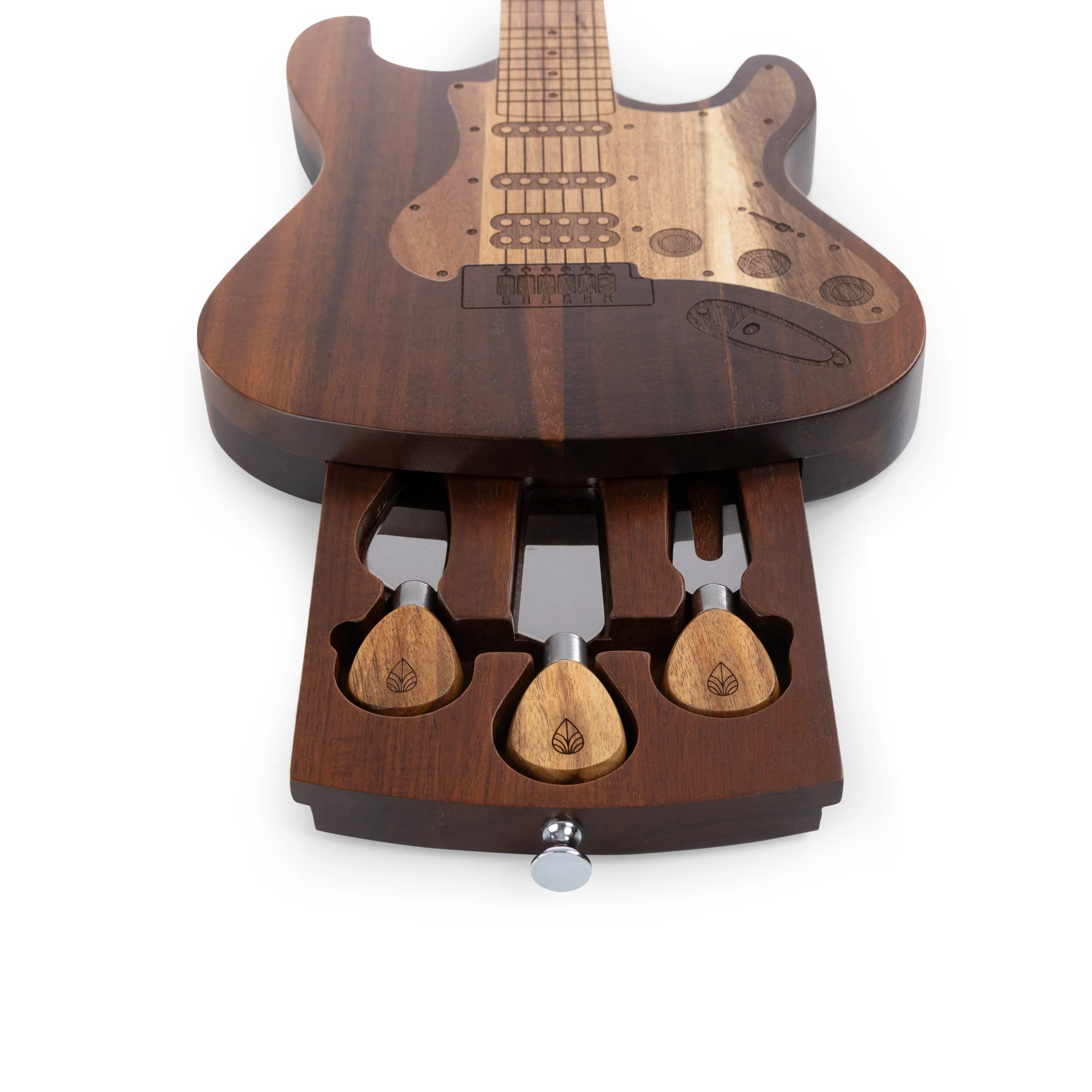 Guitar Legend Cheese Board & Tools Set - Image 15