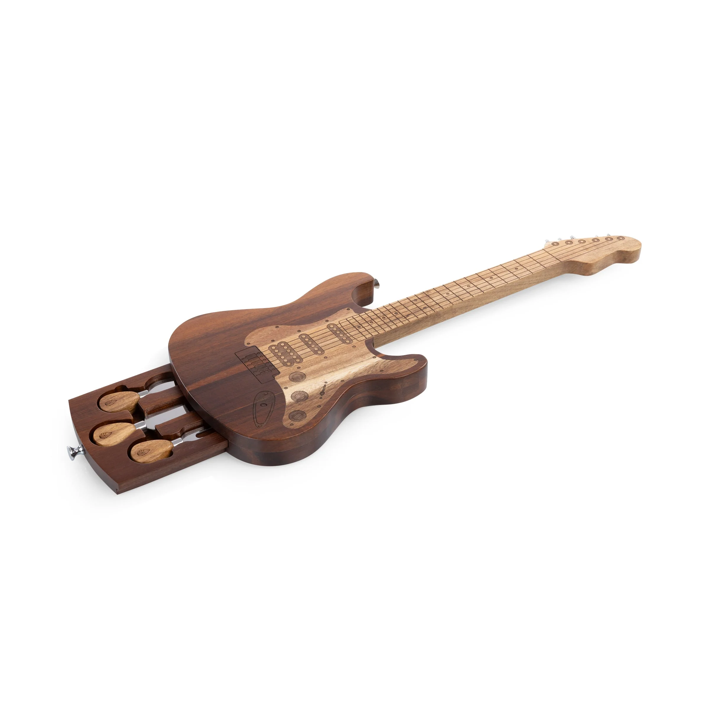 Guitar Legend Cheese Board & Tools Set - Image 5