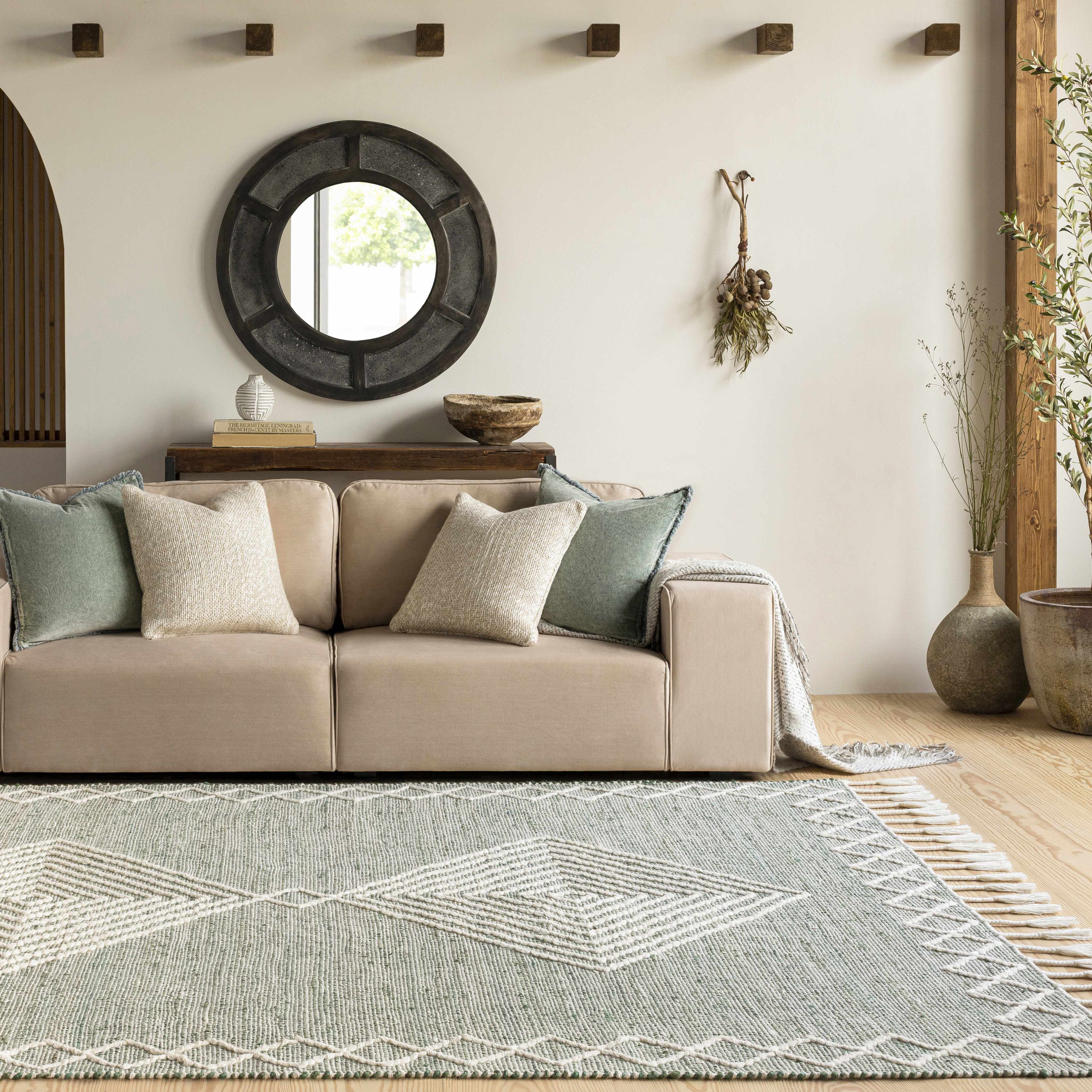 Guiuan Tasseled Jute&Wool Rug - Clearance - Image 2