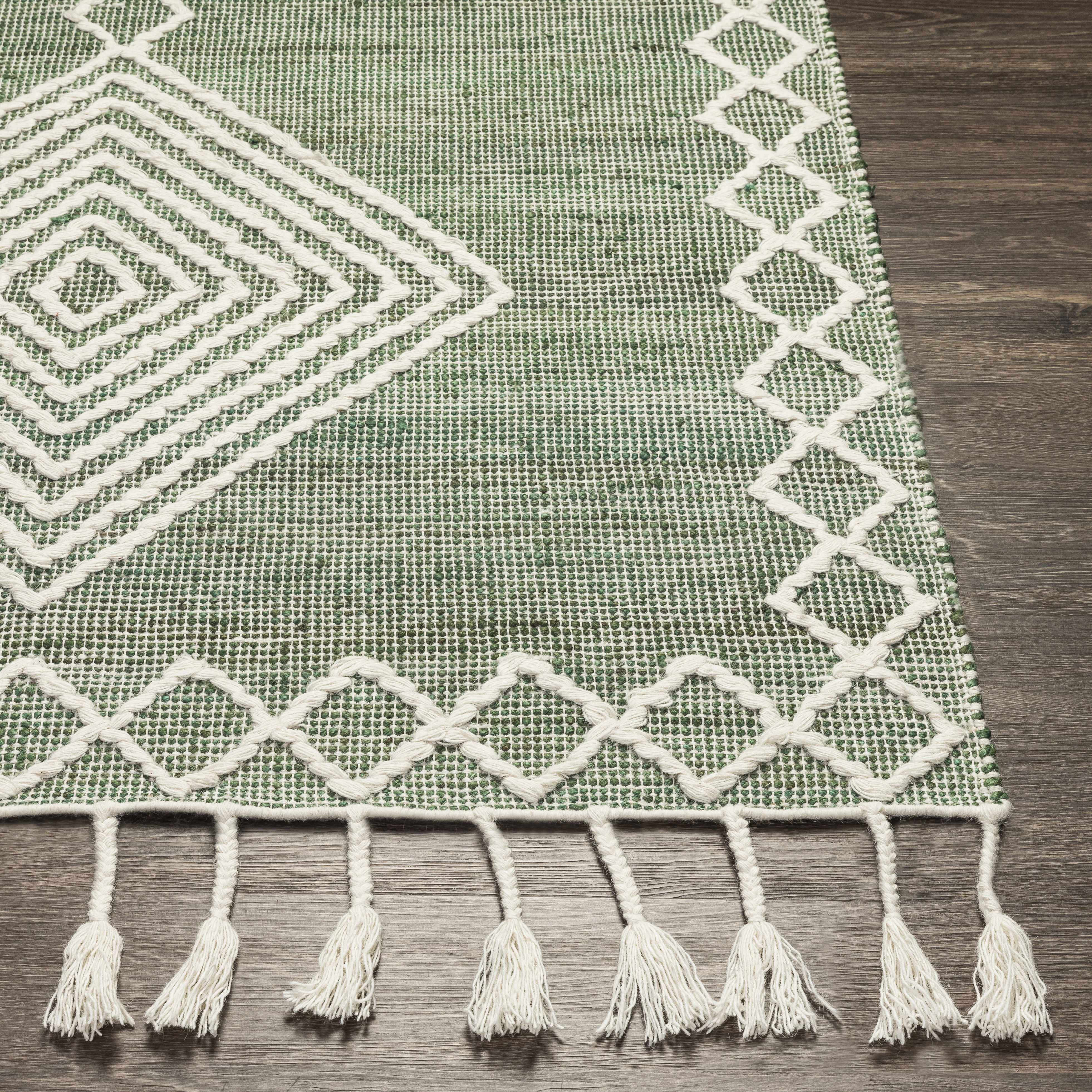 Guiuan Tasseled Jute&Wool Rug - Clearance - Image 3