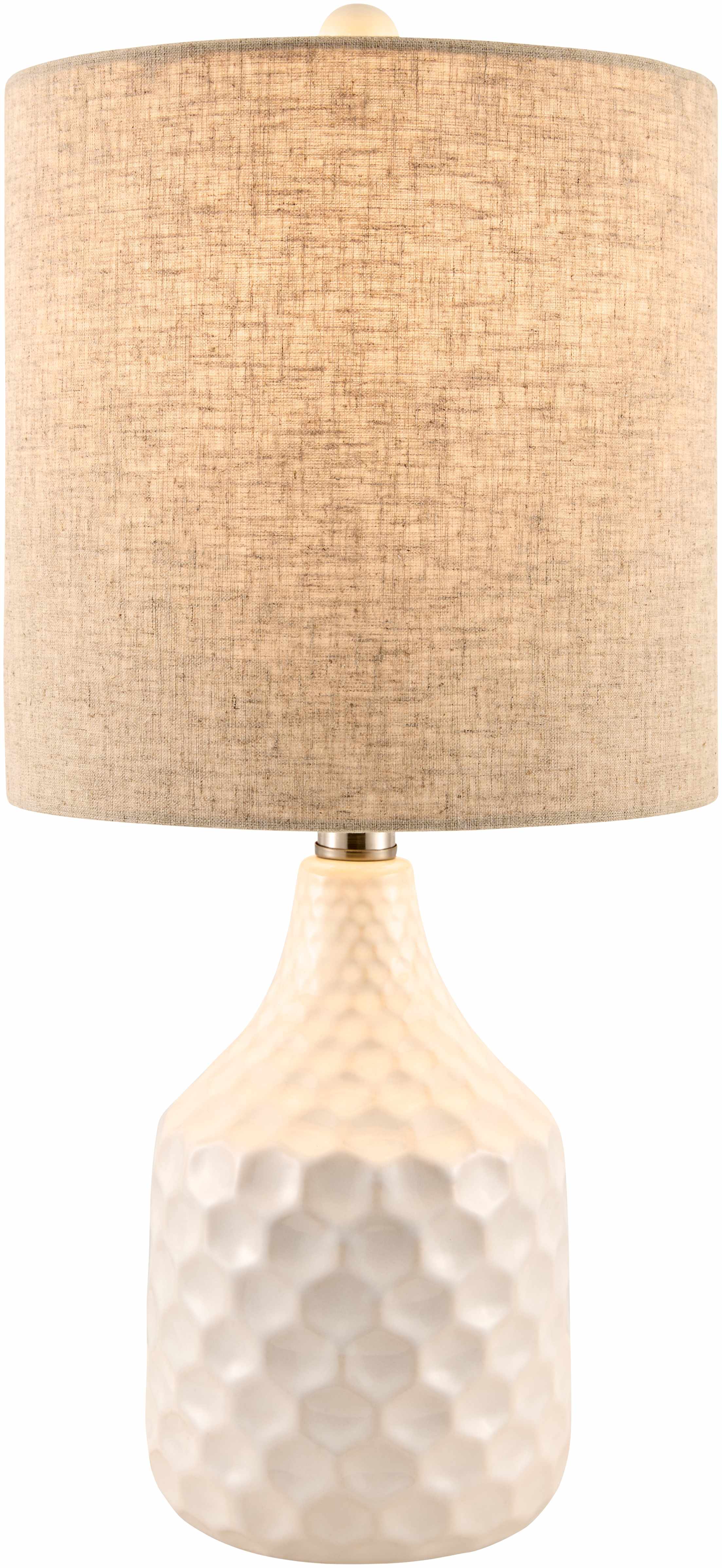 Gulmarrad Textured Ivory Ceramic Table Lamp - Image 9