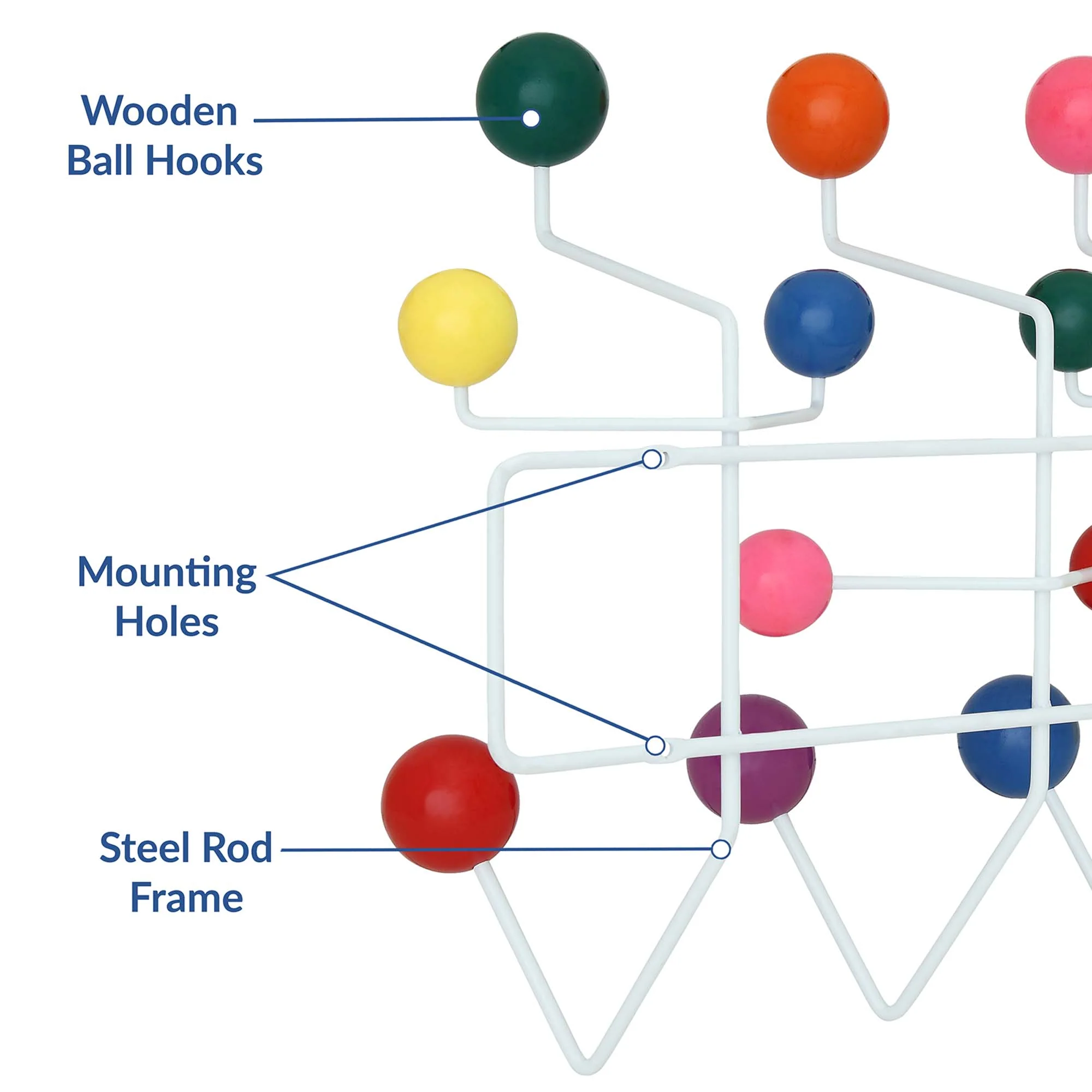 Gumball Coat Rack by Modway - Image 3