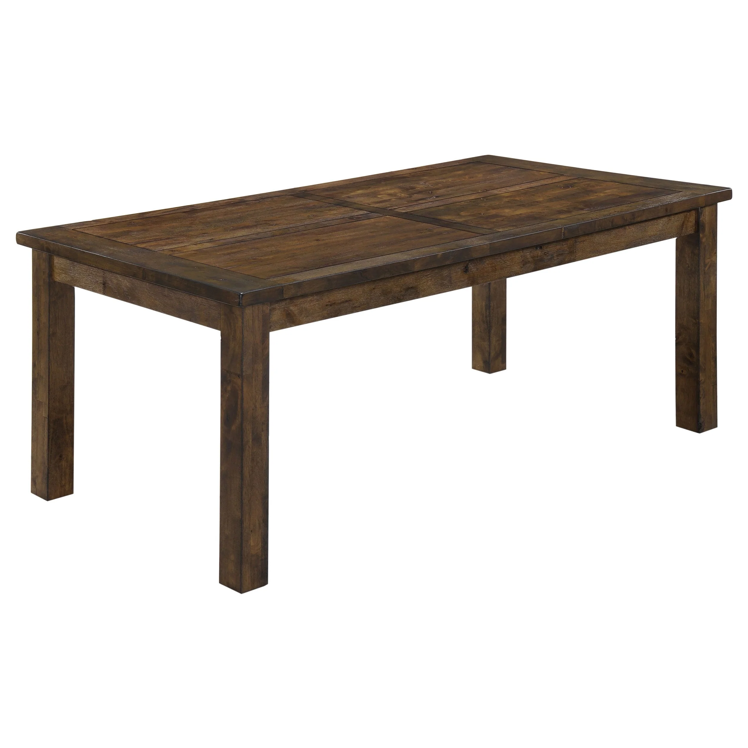 Guster Rustic Golden Brown Rectangular Dining Table - Image 2