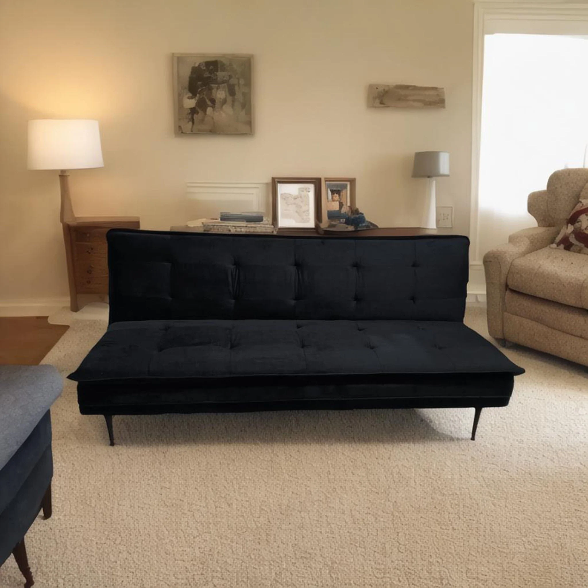 Gyuri - Upholstered Sofa - Black - Image 4