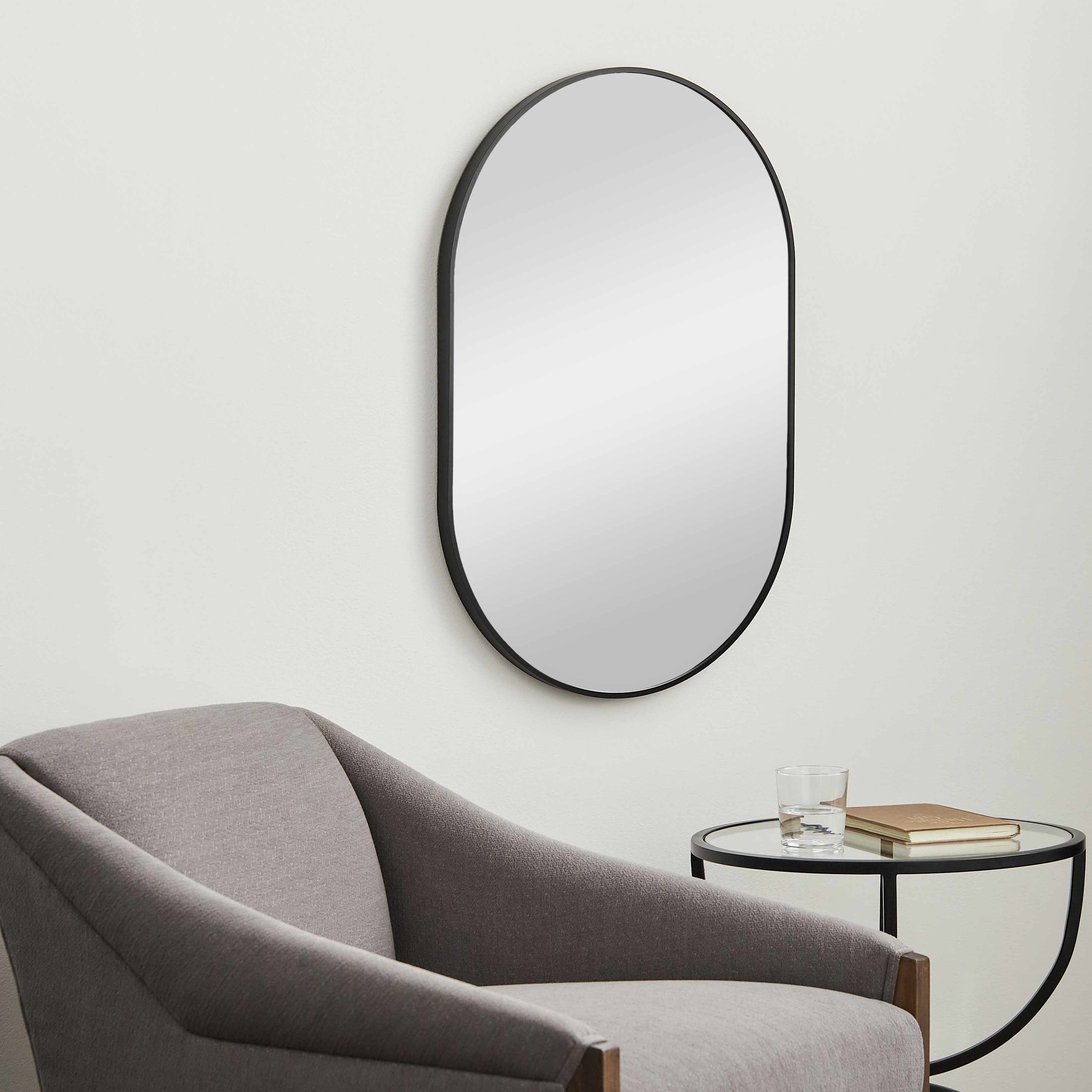 Hagenburg Black Iron Frame Mirror - Image 5