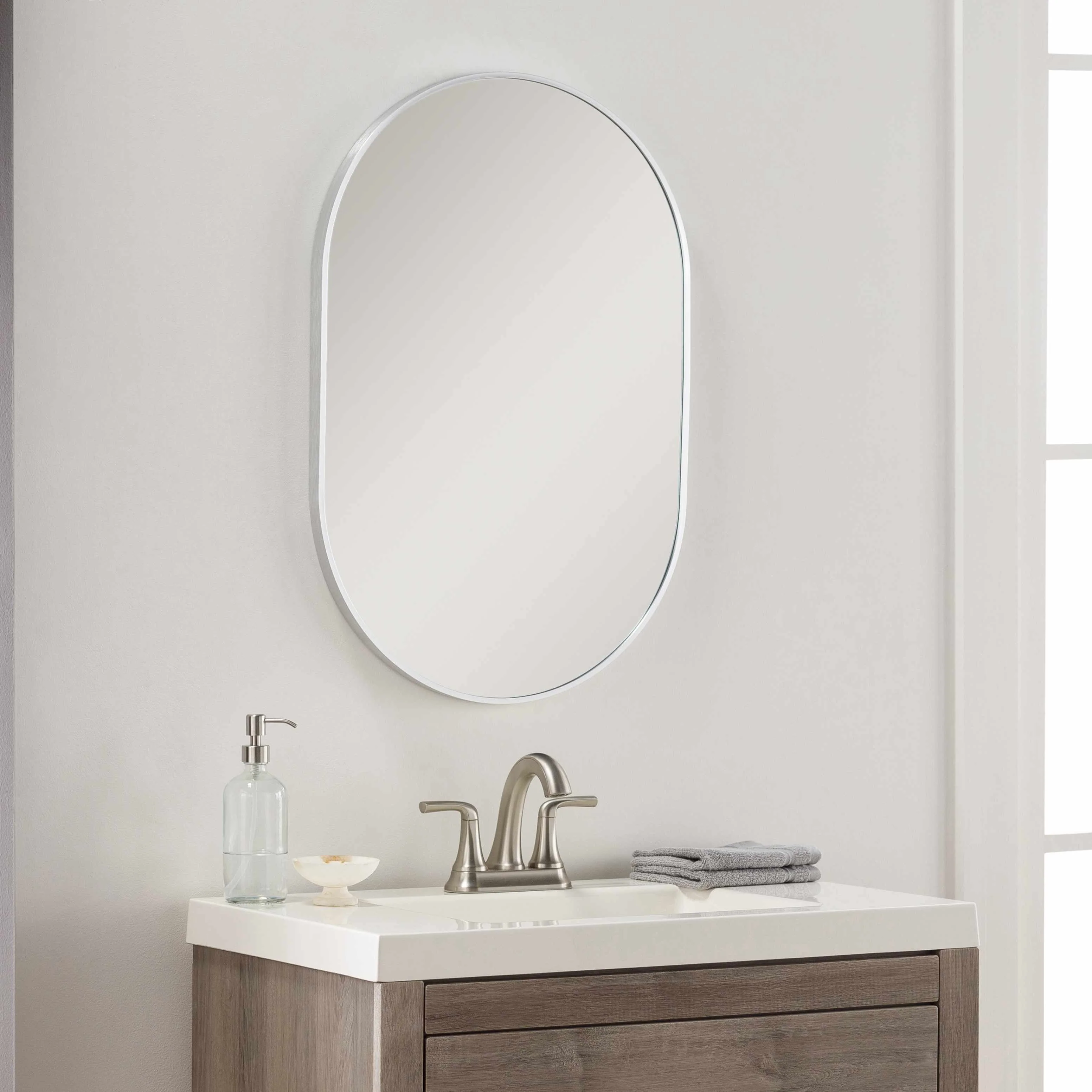 Hagenburg Silver Iron Frame Mirror - Image 8