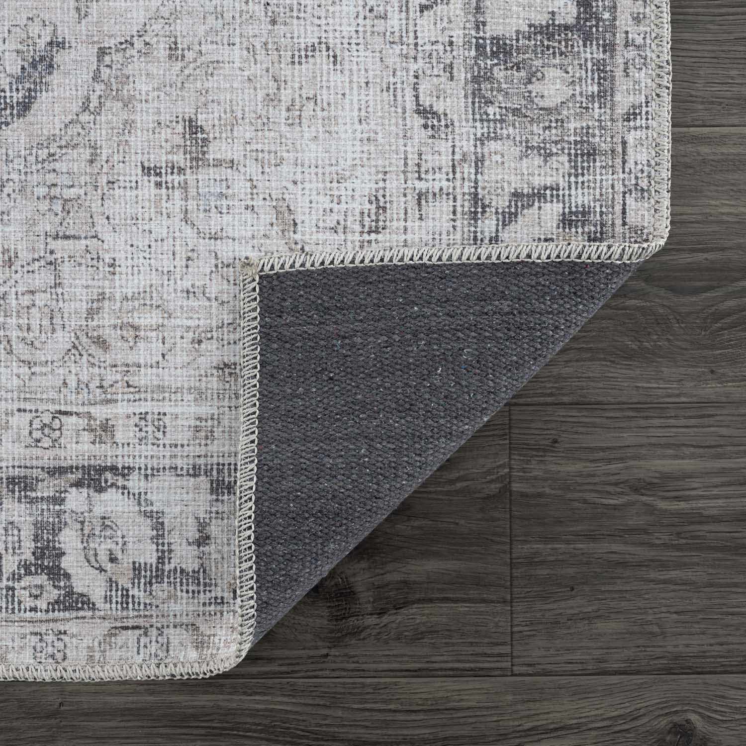 Haile Green & Pink Washable Area Rug - Image 6