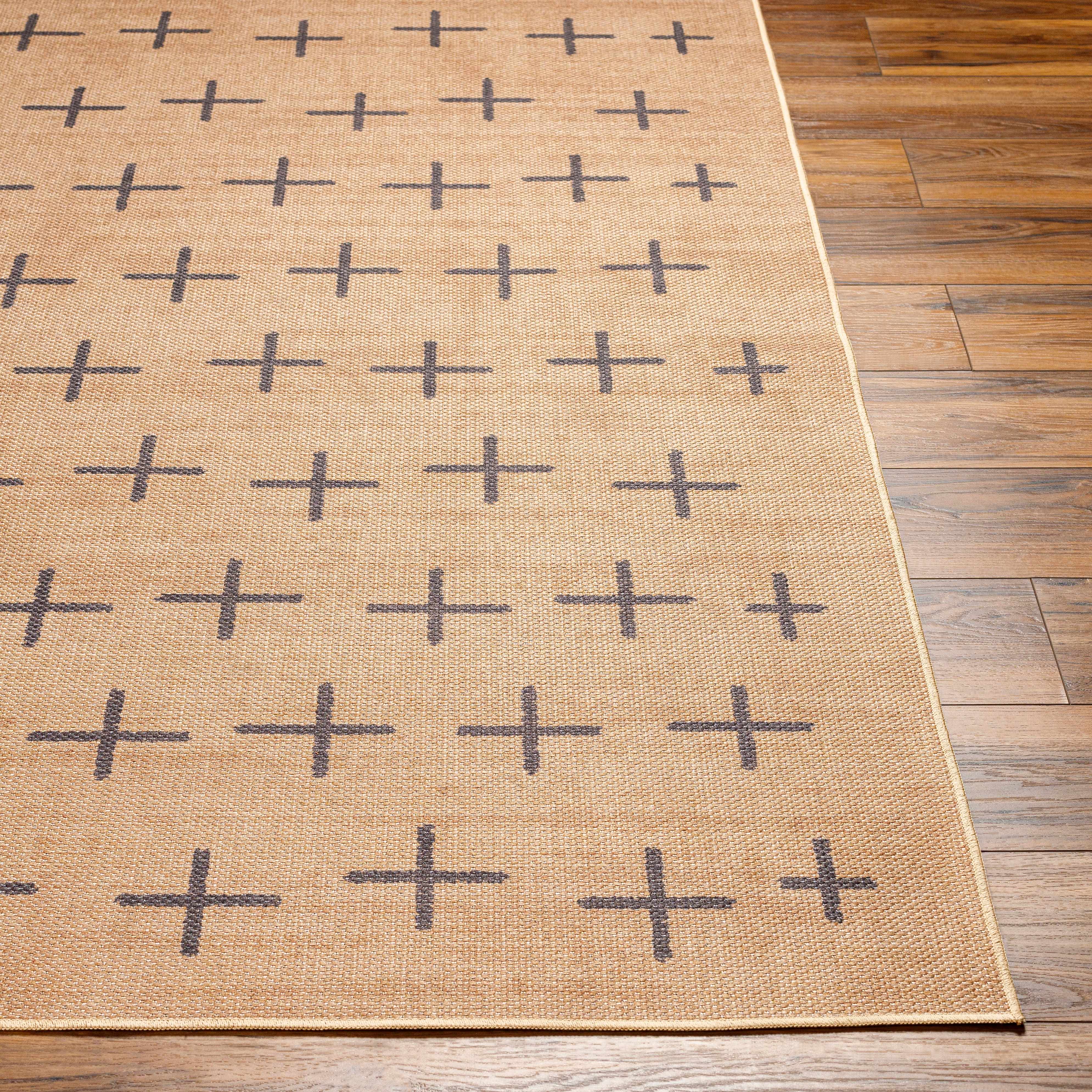 Haimi Black Washable Jutely Rug - Image 3