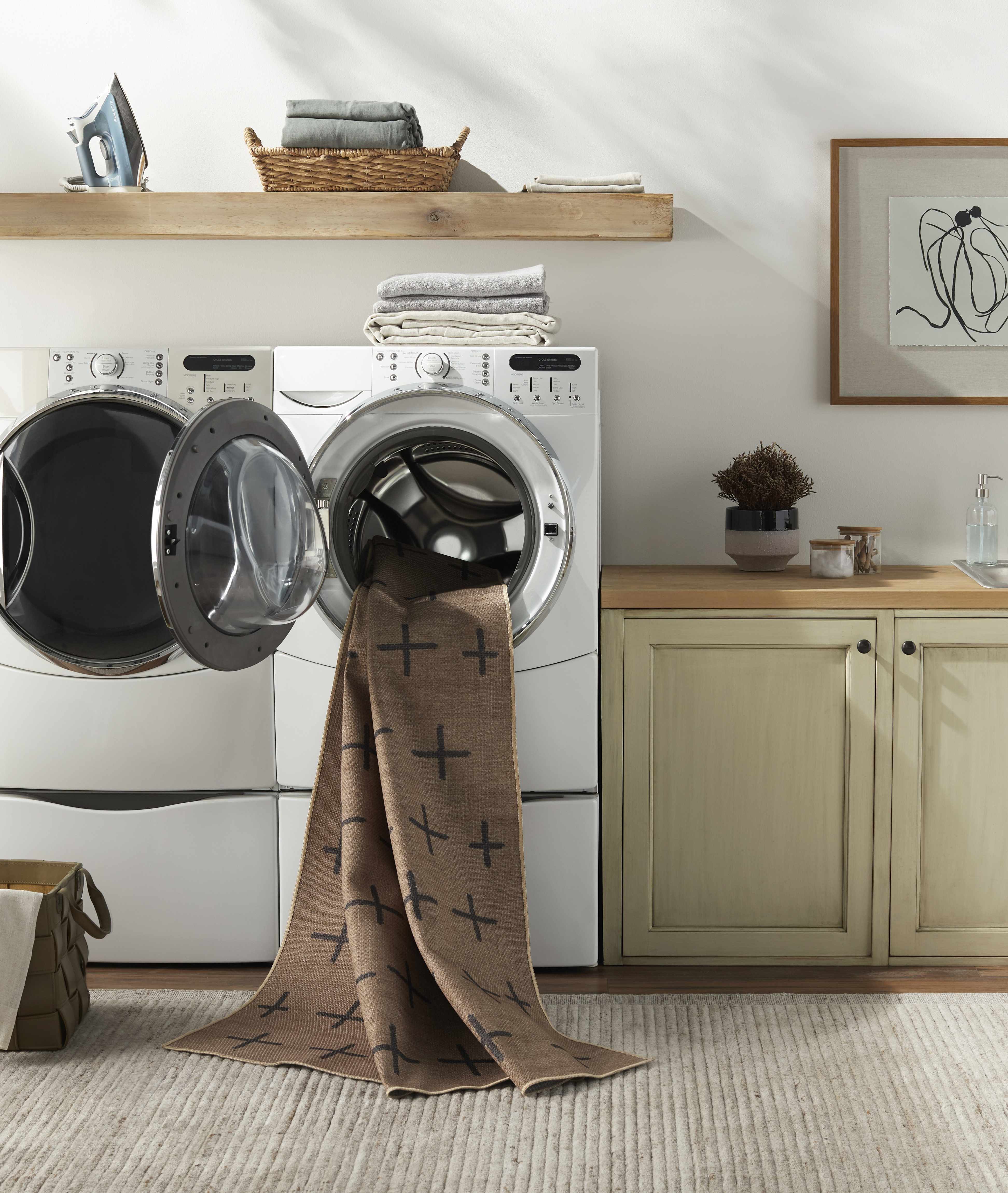 Haimi Black Washable Jutely Rug - Image 6