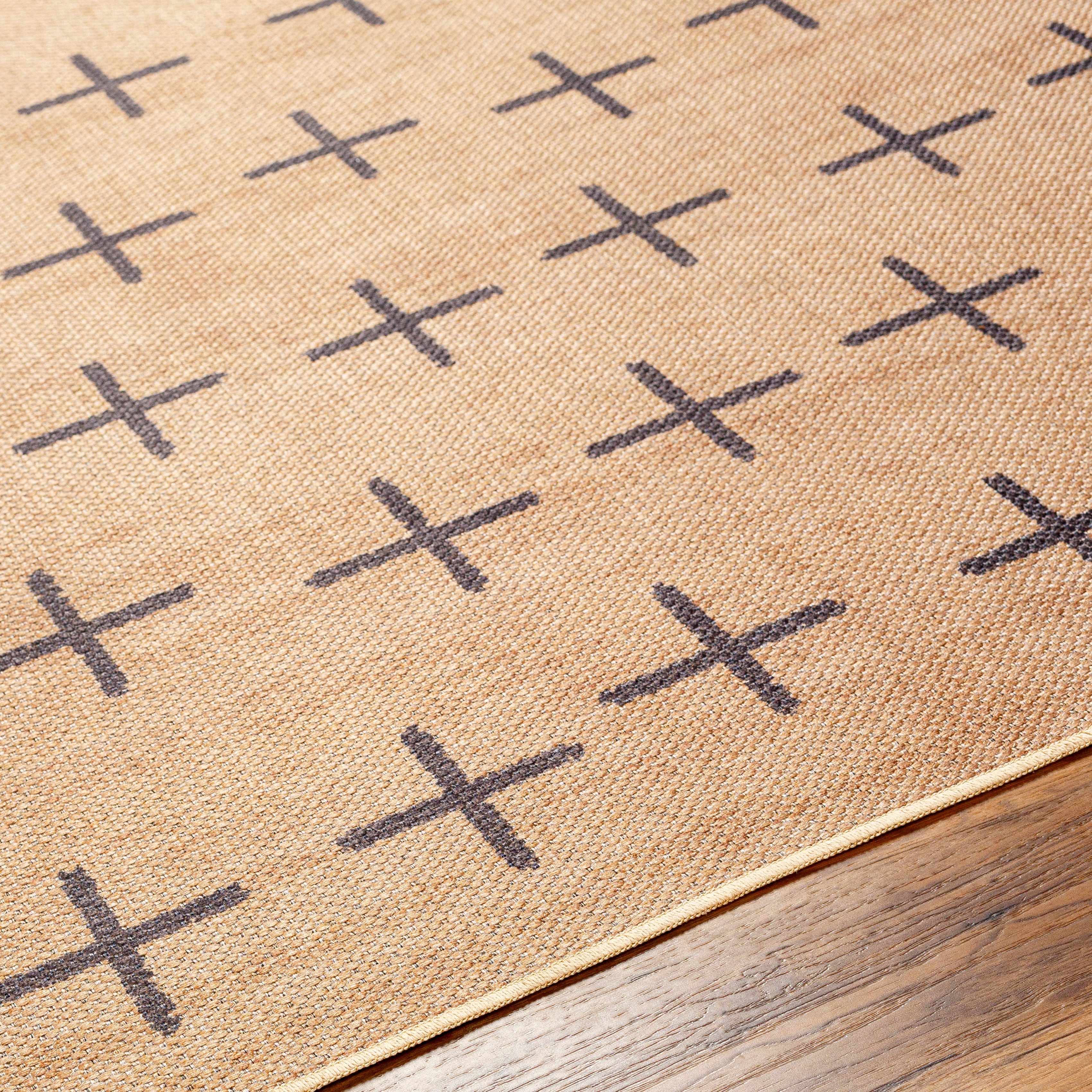 Haimi Black Washable Jutely Rug - Image 7