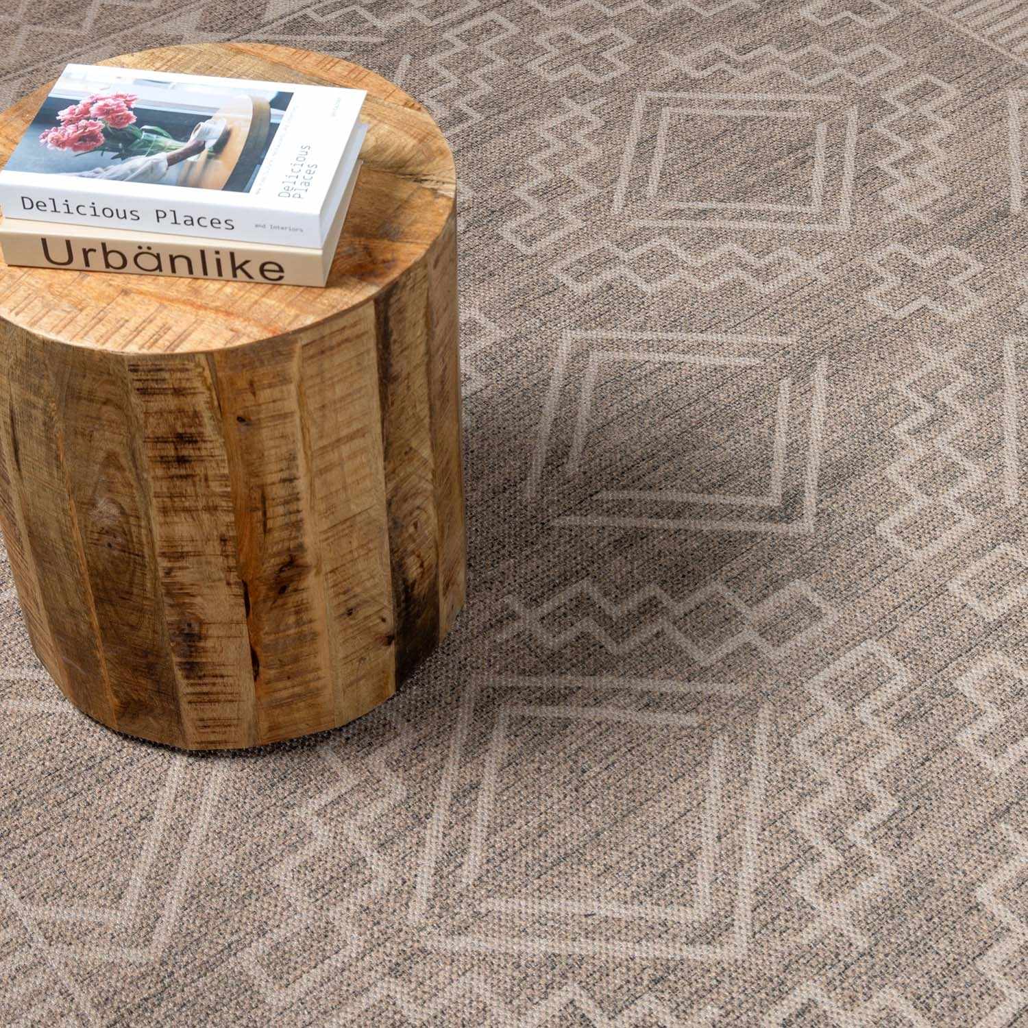 Halle Beige Washable Area Rug - Clearance - Image 11