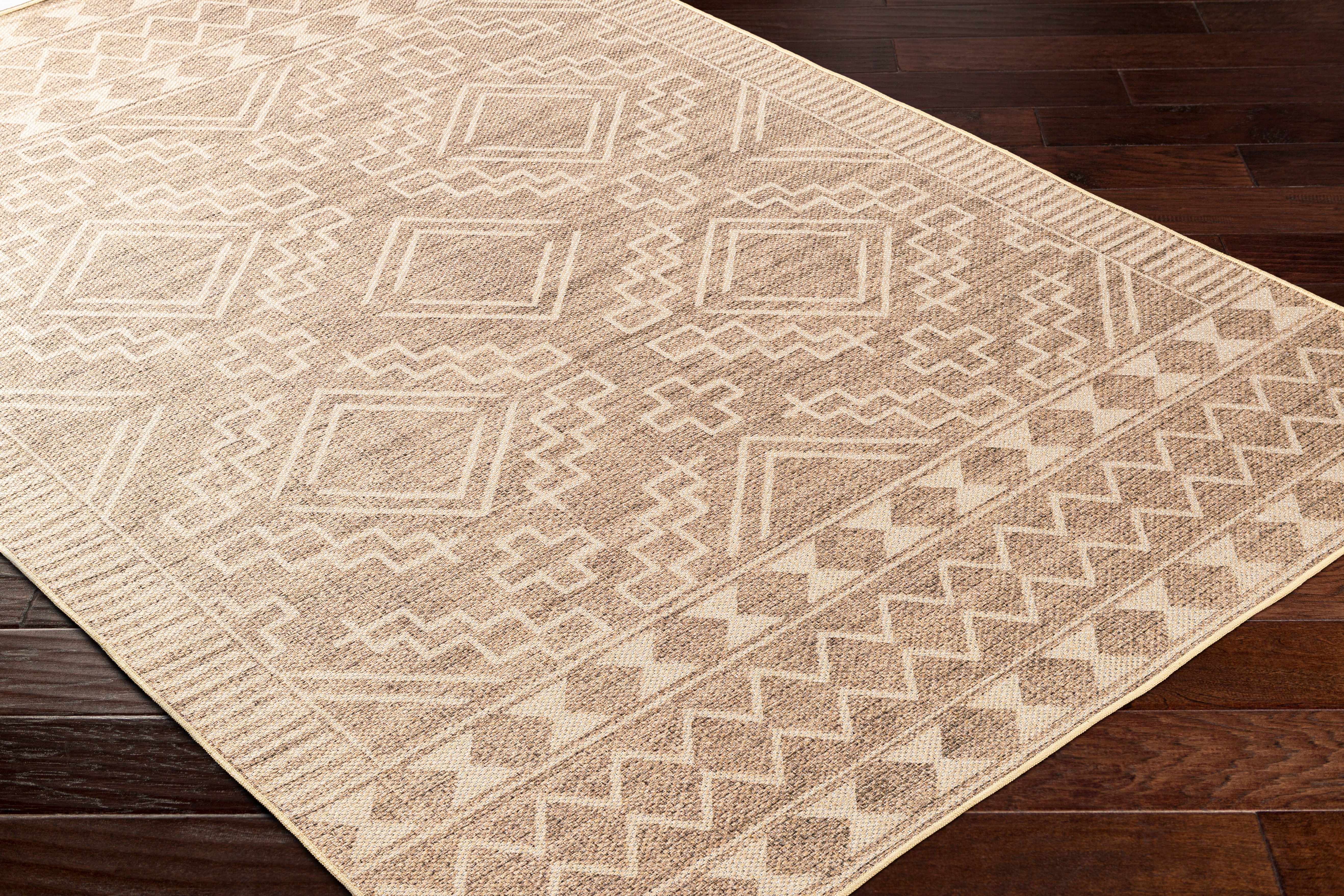 Halle Beige Washable Area Rug - Clearance - Image 13