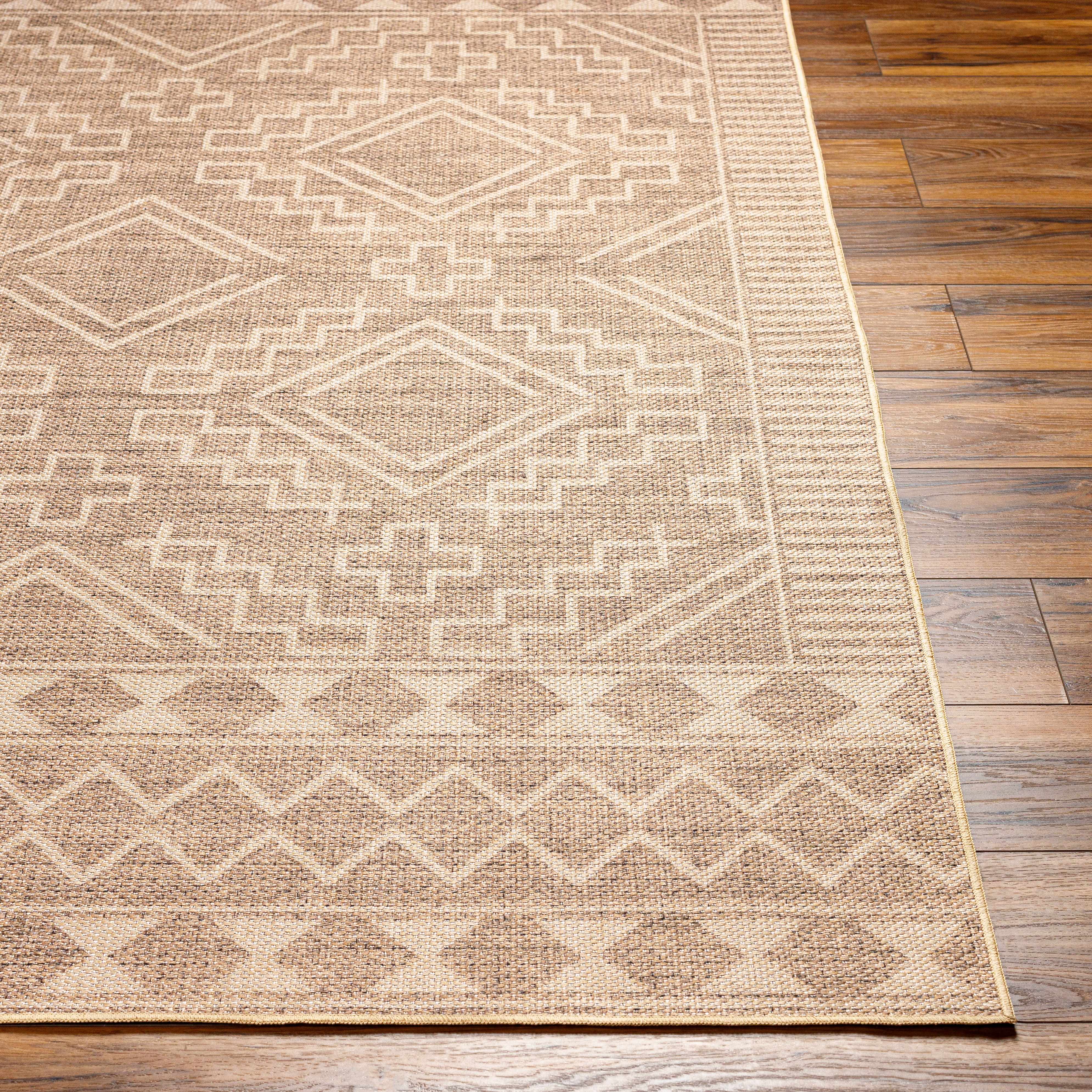 Halle Beige Washable Area Rug - Clearance - Image 15