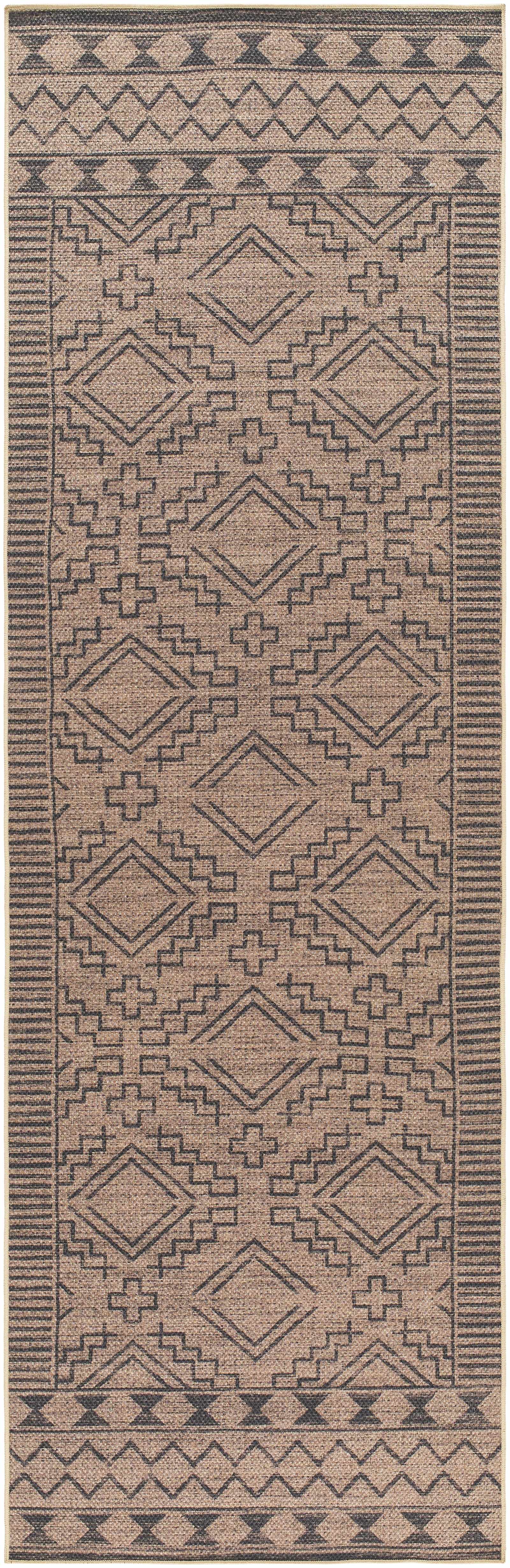 Halle Tan & Black Washable Area Rug - Clearance - Image 8