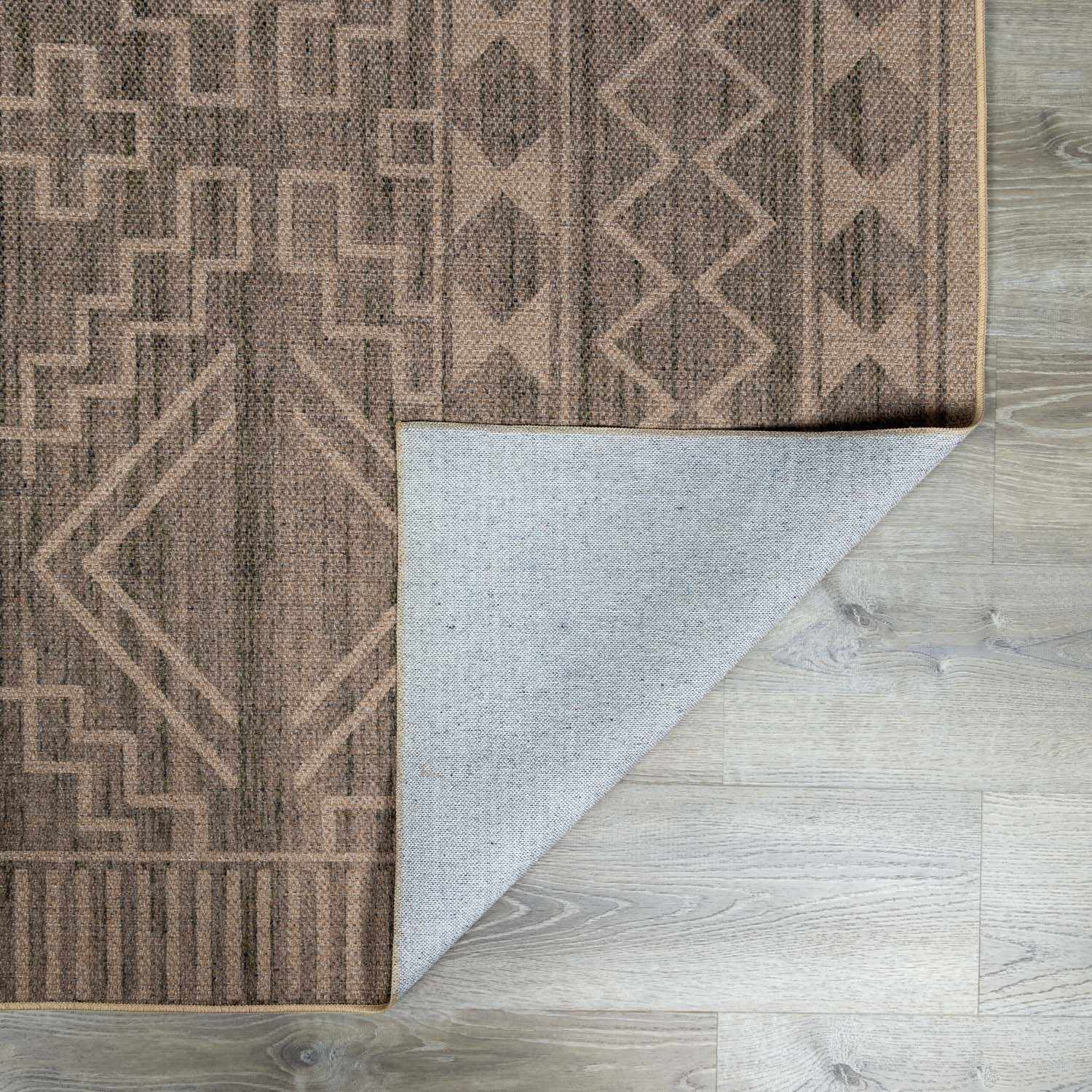 Halle Tan Washable Area Rug - Clearance - Image 5