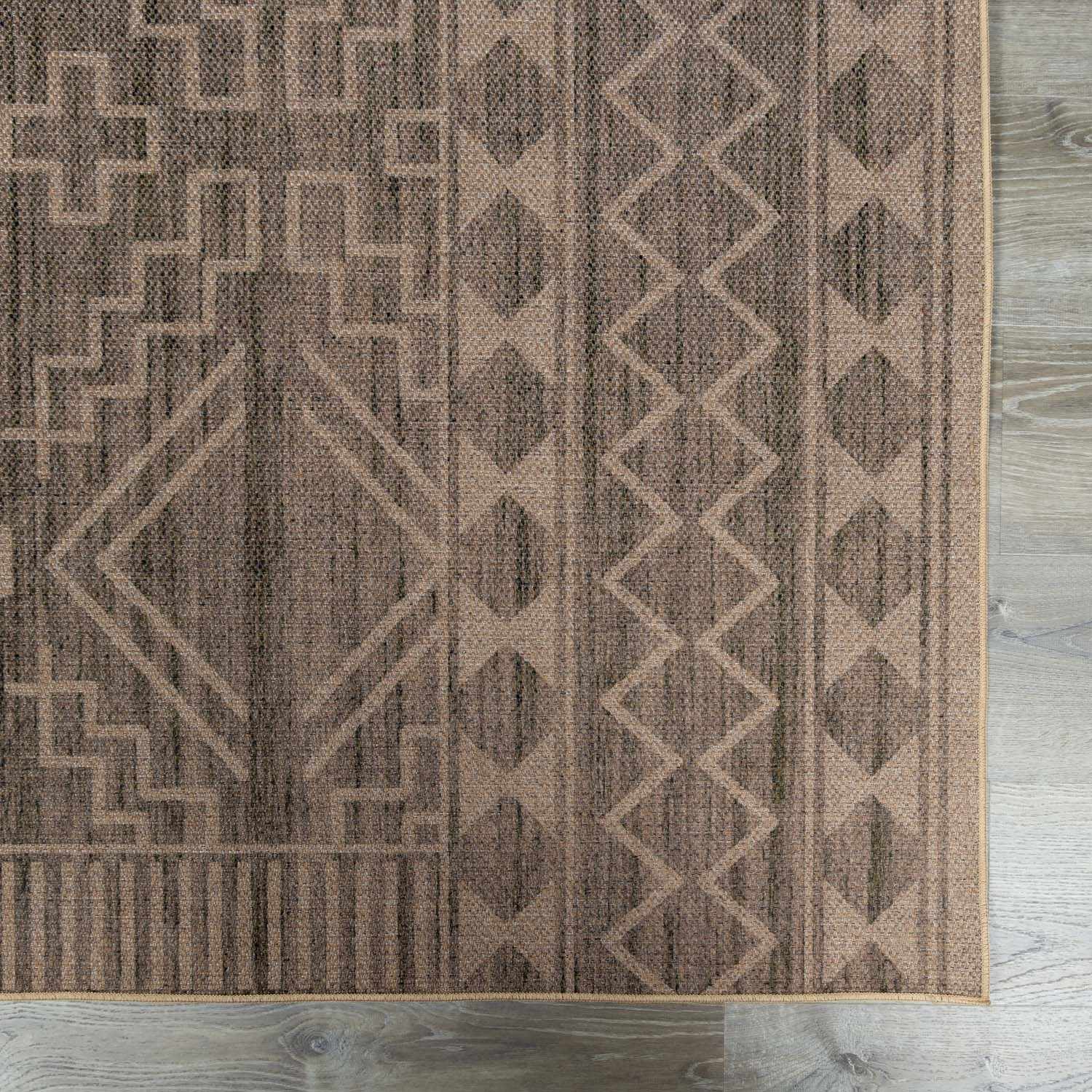 Halle Tan Washable Area Rug - Clearance - Image 7