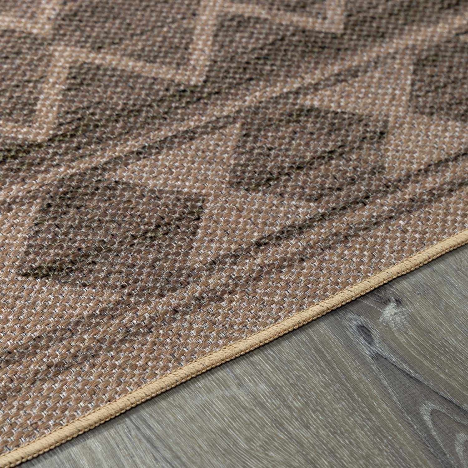 Halle Tan Washable Area Rug - Clearance - Image 8