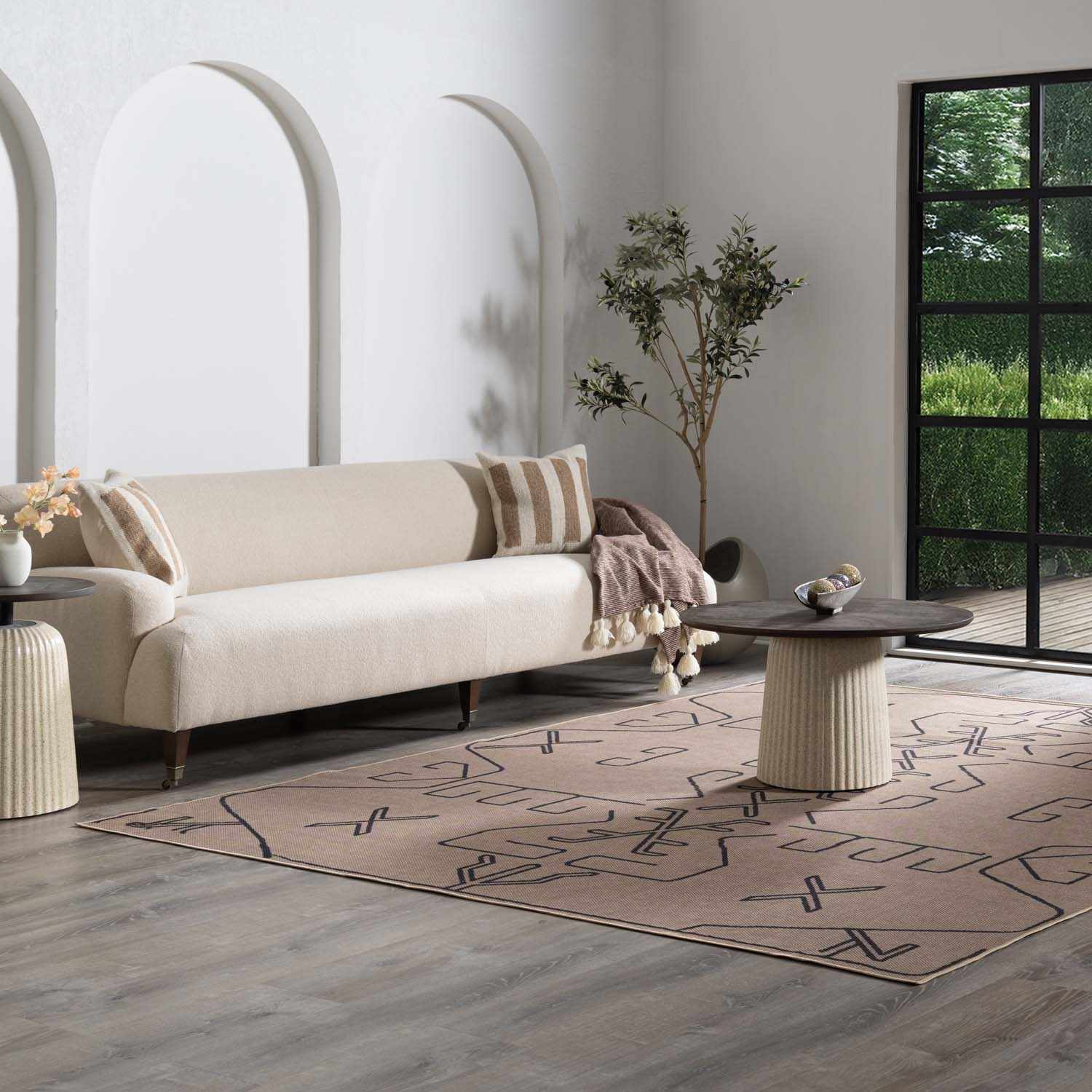 Hamid Washable Jutely Rug - Clearance - Image 2