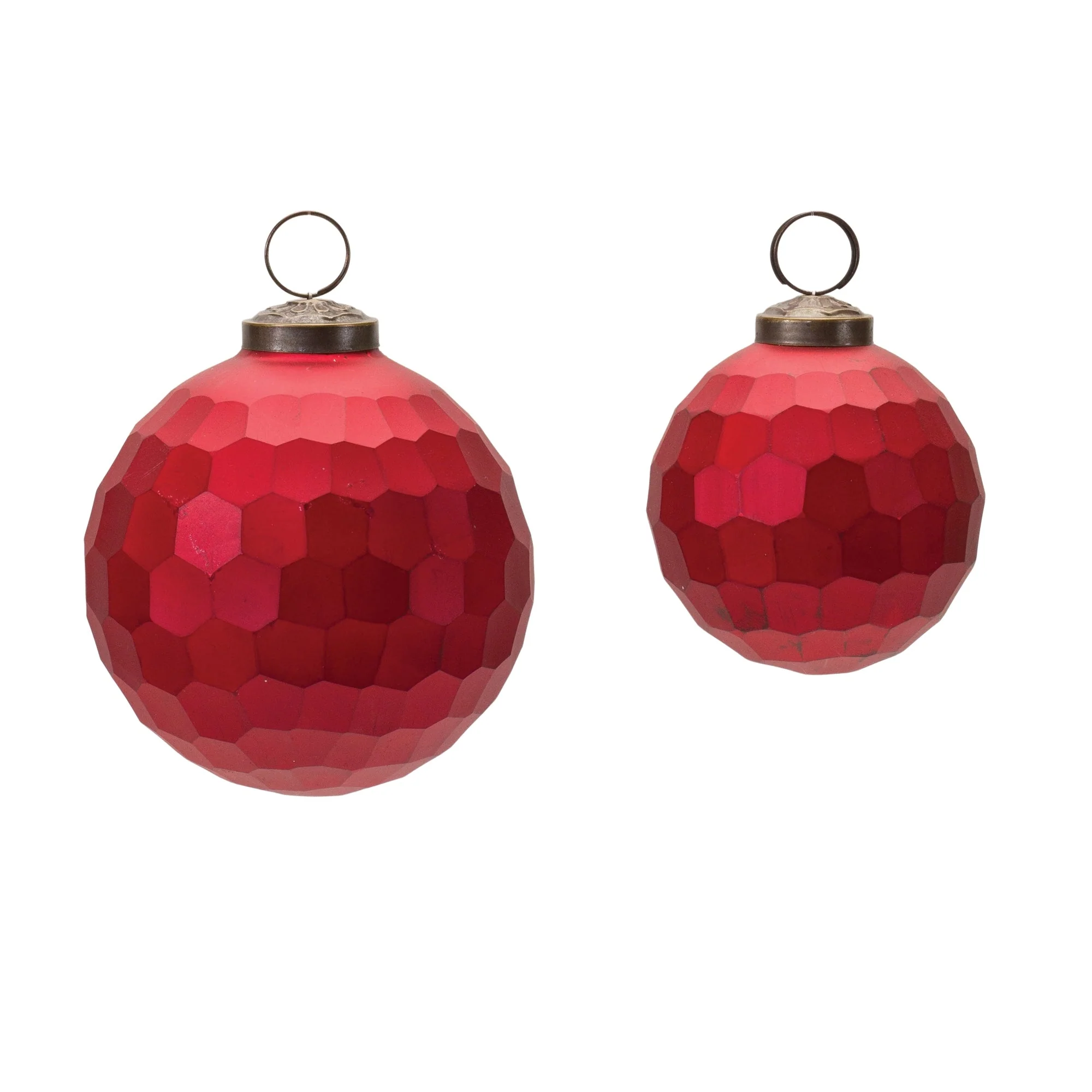 Hammered Glass Ball Ornament (Set of 4) - Image 2