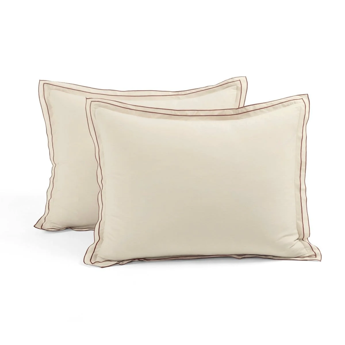 Hampton Double Flange Embroidered Contrast Edge Comforter Set - Image 25