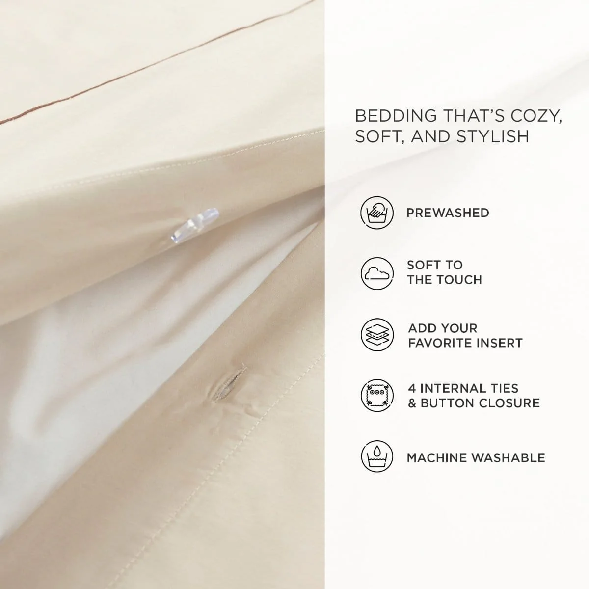 Hampton Double Flange Embroidered Contrast Edge Duvet Cover Set - Image 28