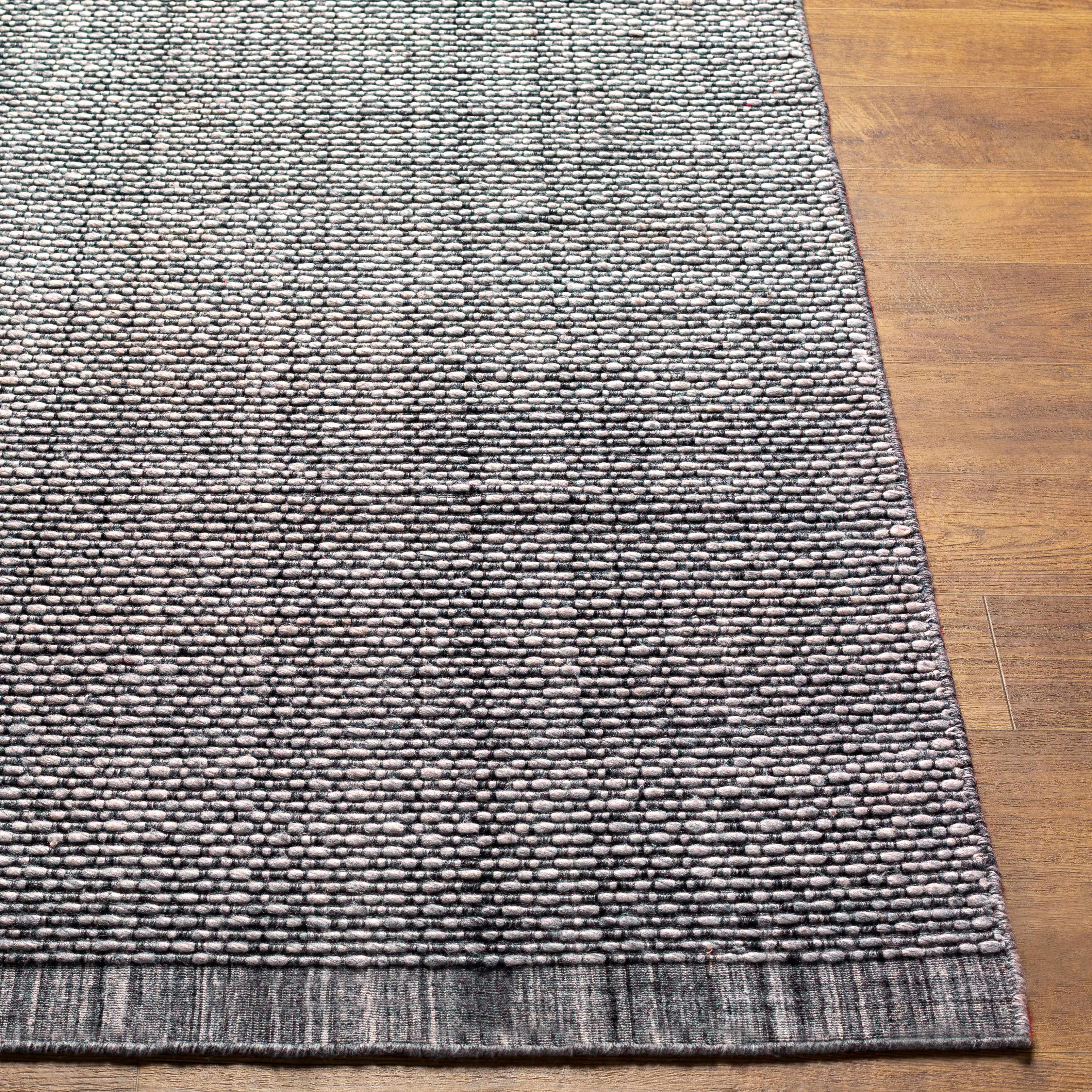 Hand Loomed Light Gray Area Rug - Clearance - Image 8