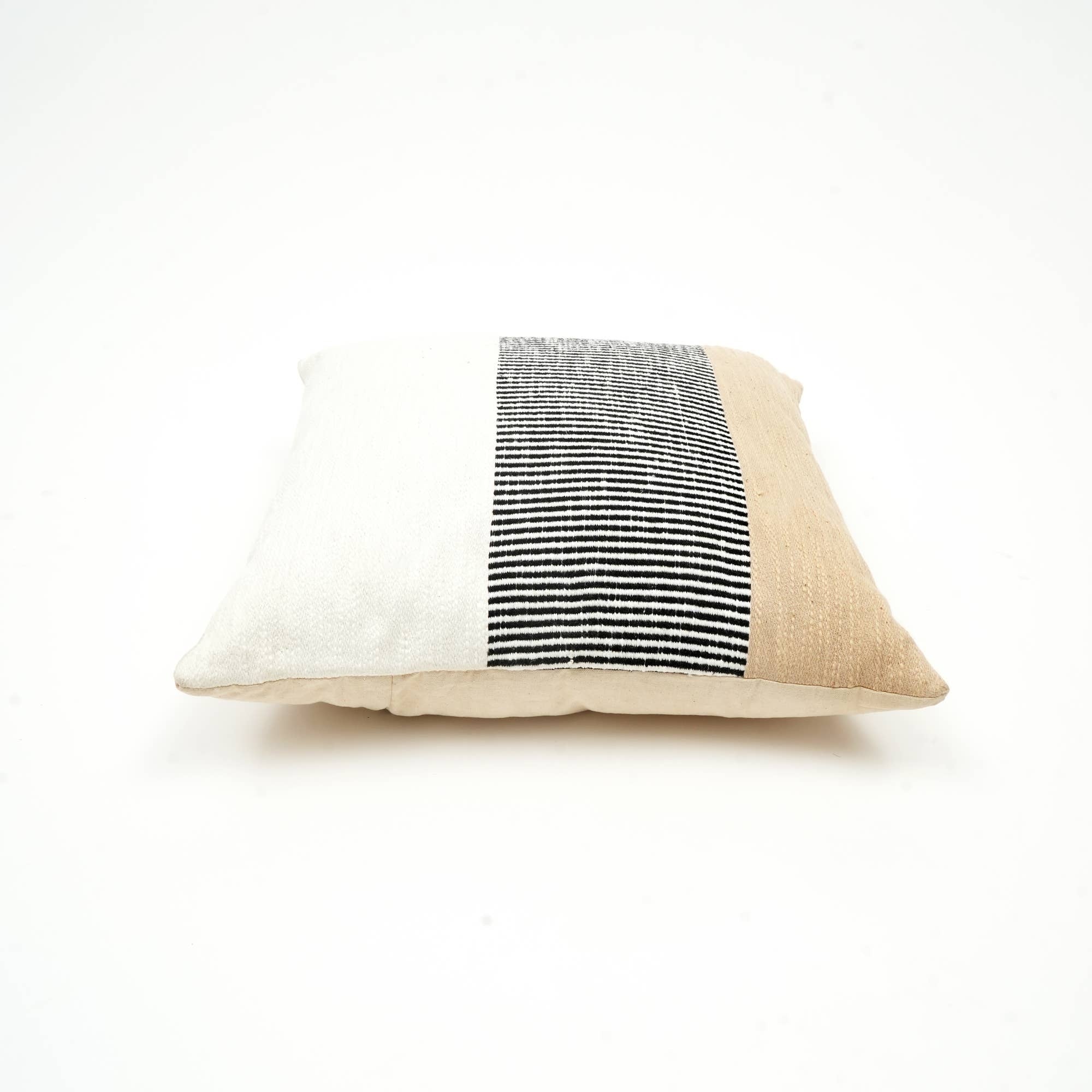 Handcrafted Abstract Woven Pillow - Image 3
