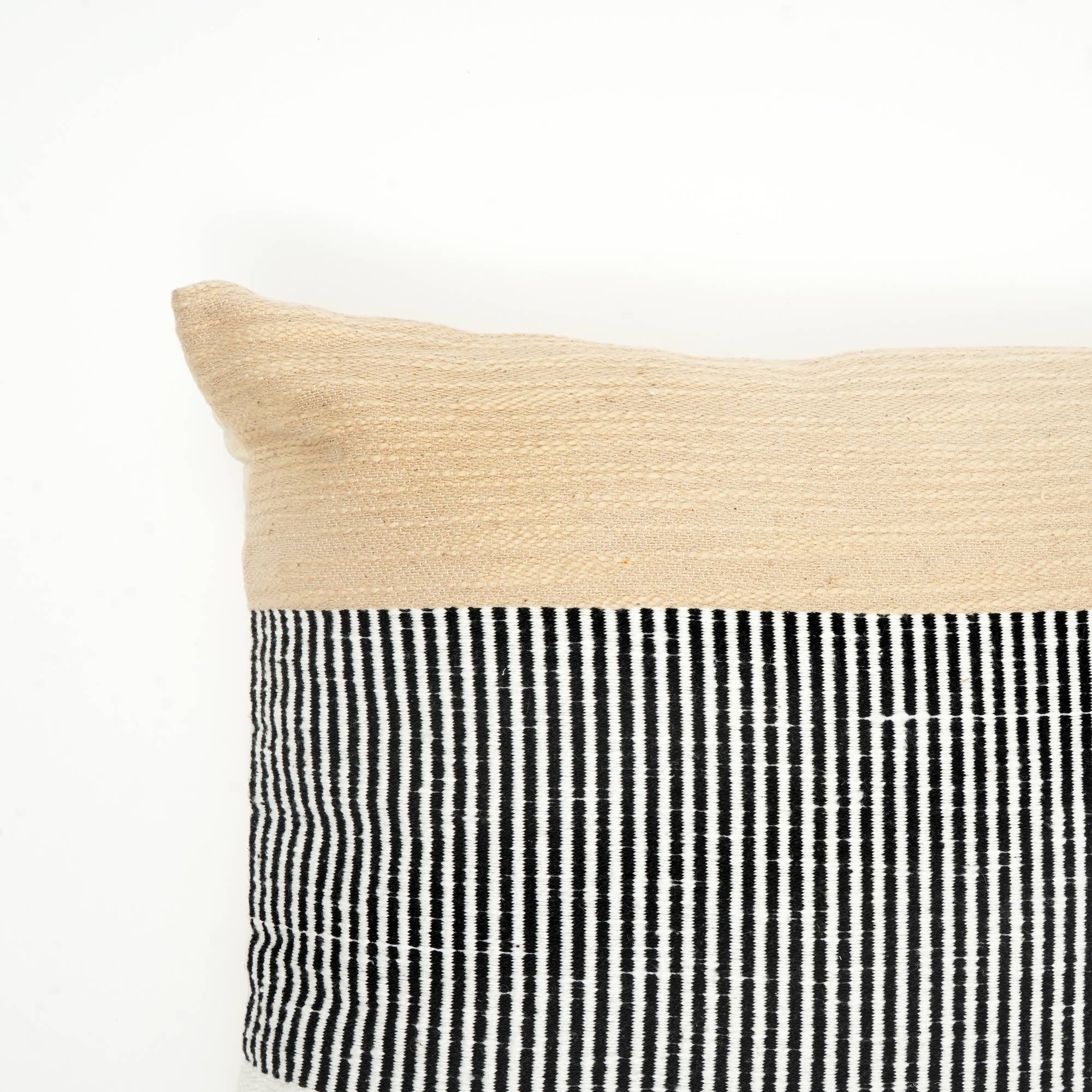 Handcrafted Abstract Woven Pillow - Image 5