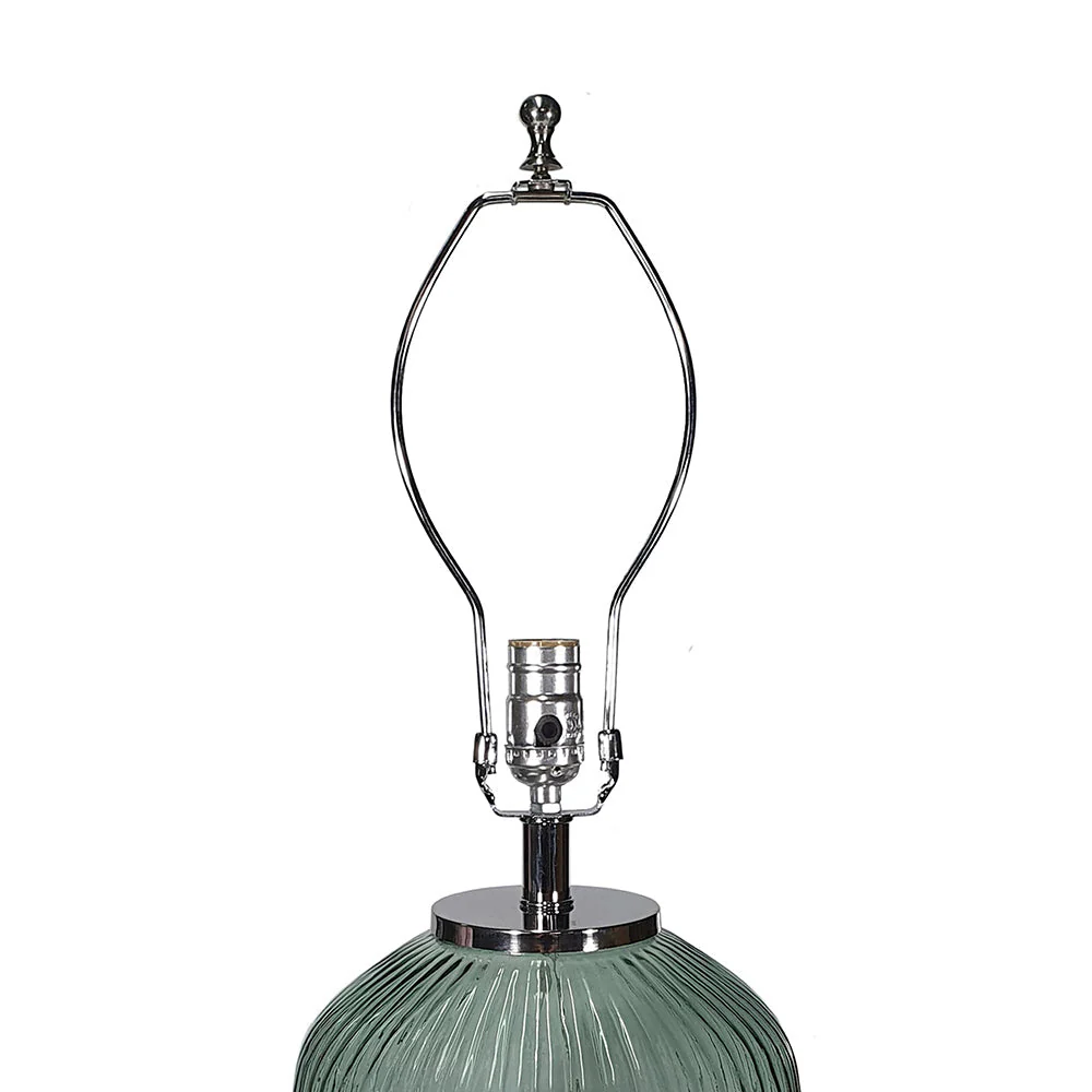 Handcrafted Art Glass Table Lamp - Image 3