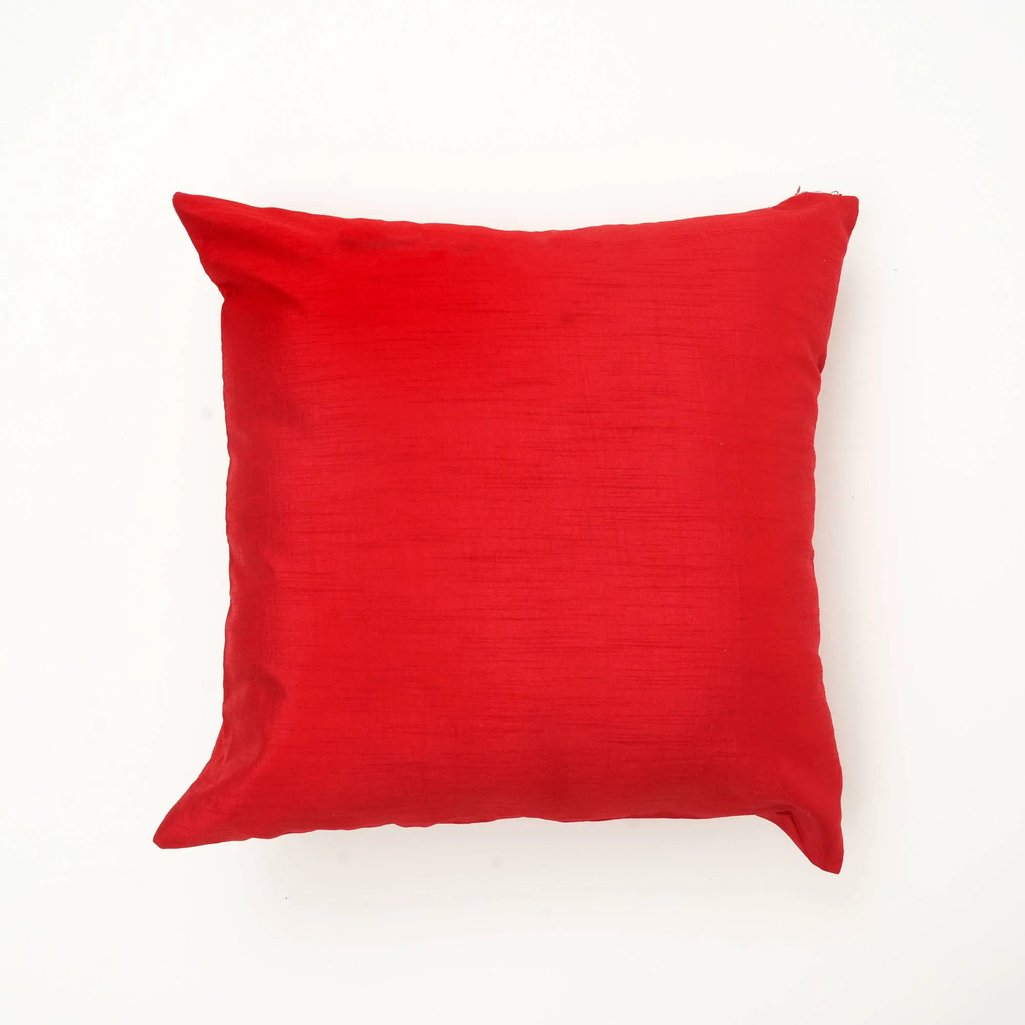 Handcrafted Snowflake Embroidered Cotton Pillow - Image 3