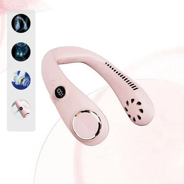 Hands Free Neck Fan Rechargeable 2000mAh 3000mAh Portable Cooling - Image 6