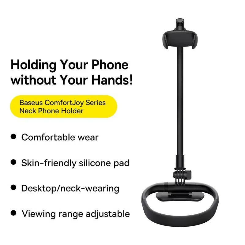 Hands-Free Neck Phone Holder Adjustable Flexible Mount for Bed & Desk - Image 8