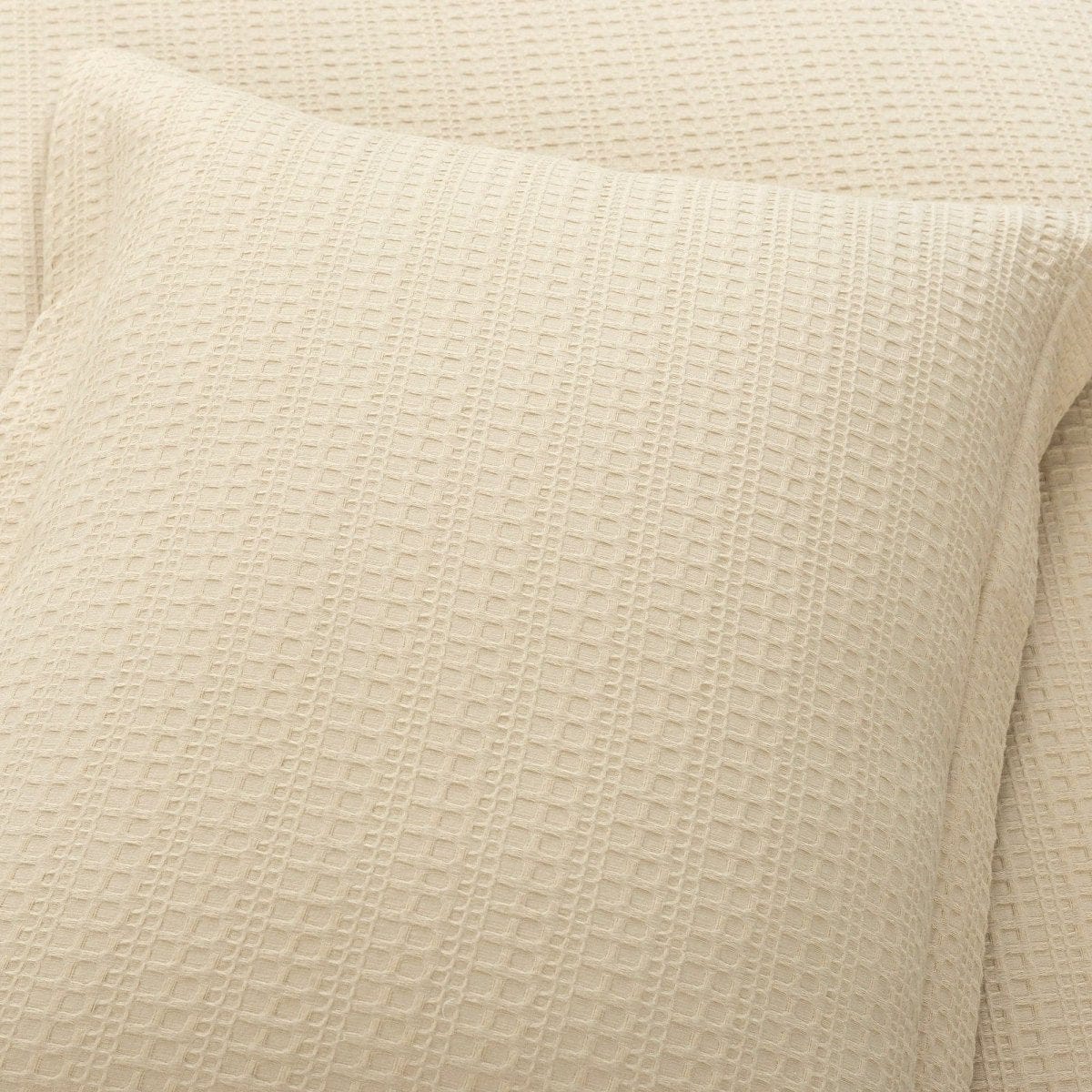 Haniya Solid Waffle Woven Cotton Textured Comforter Set - Image 24