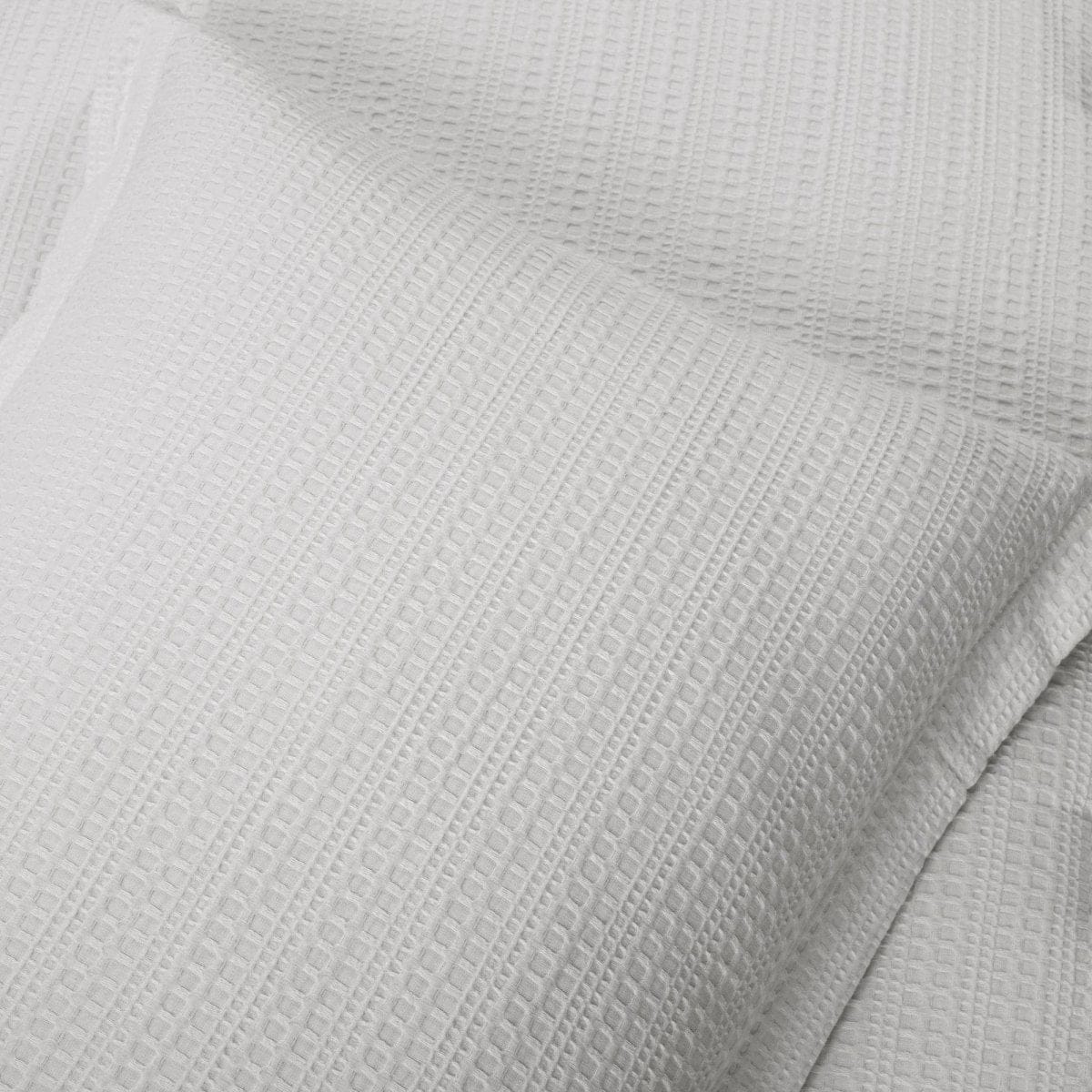 Haniya Solid Waffle Woven Cotton Textured Comforter Set - Image 7