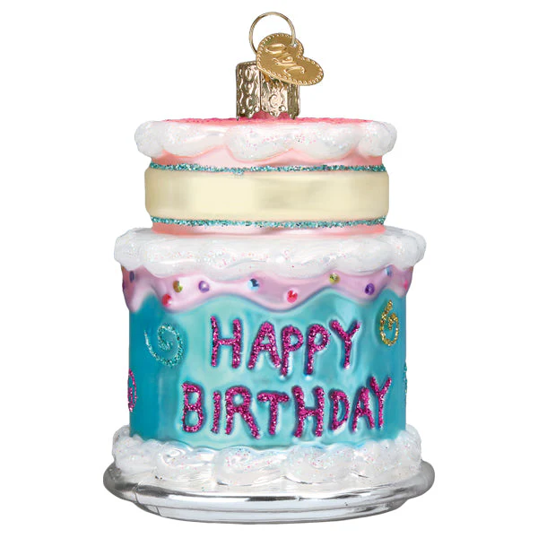 Happy Birthday Cake Ornament - Image 3