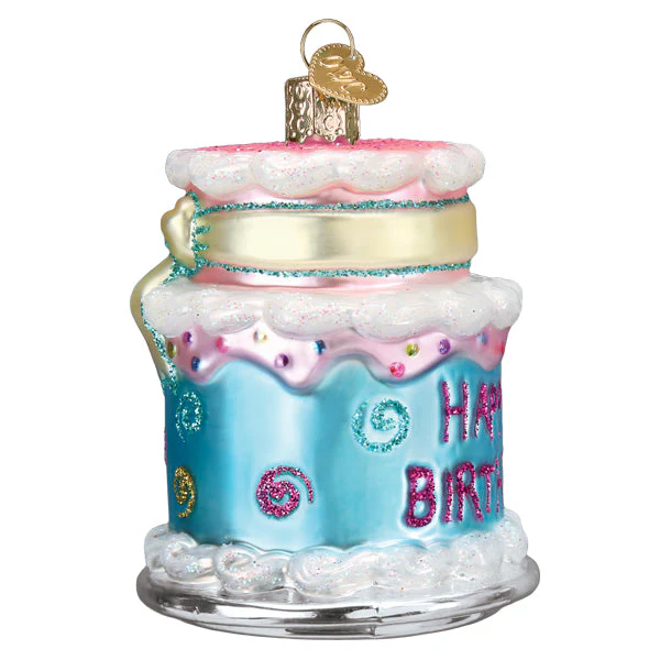 Happy Birthday Cake Ornament - Image 5