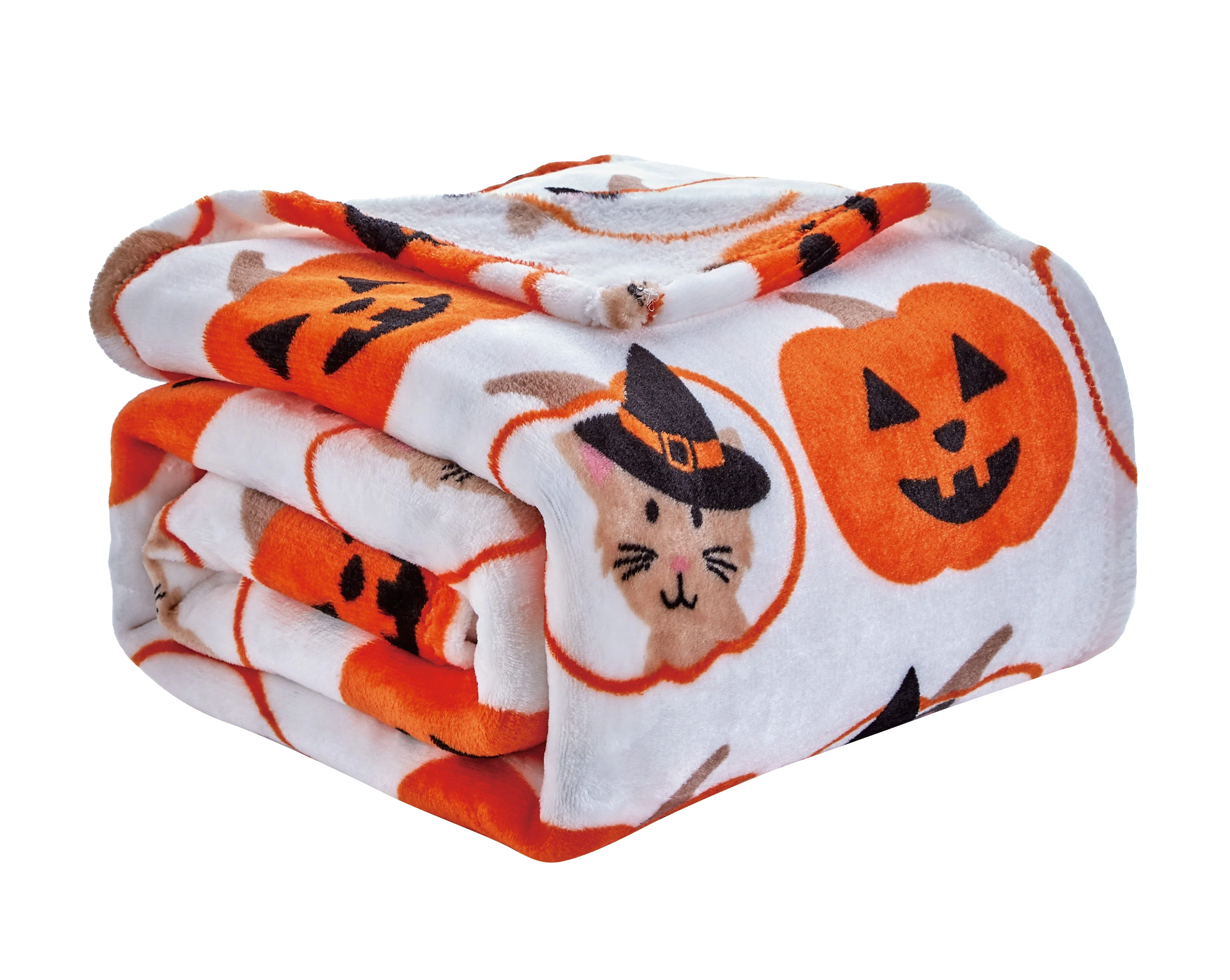 Happy Halloween Microplush Throw Blanket (50 X 60 Inch) - Pumpkins - Image 11