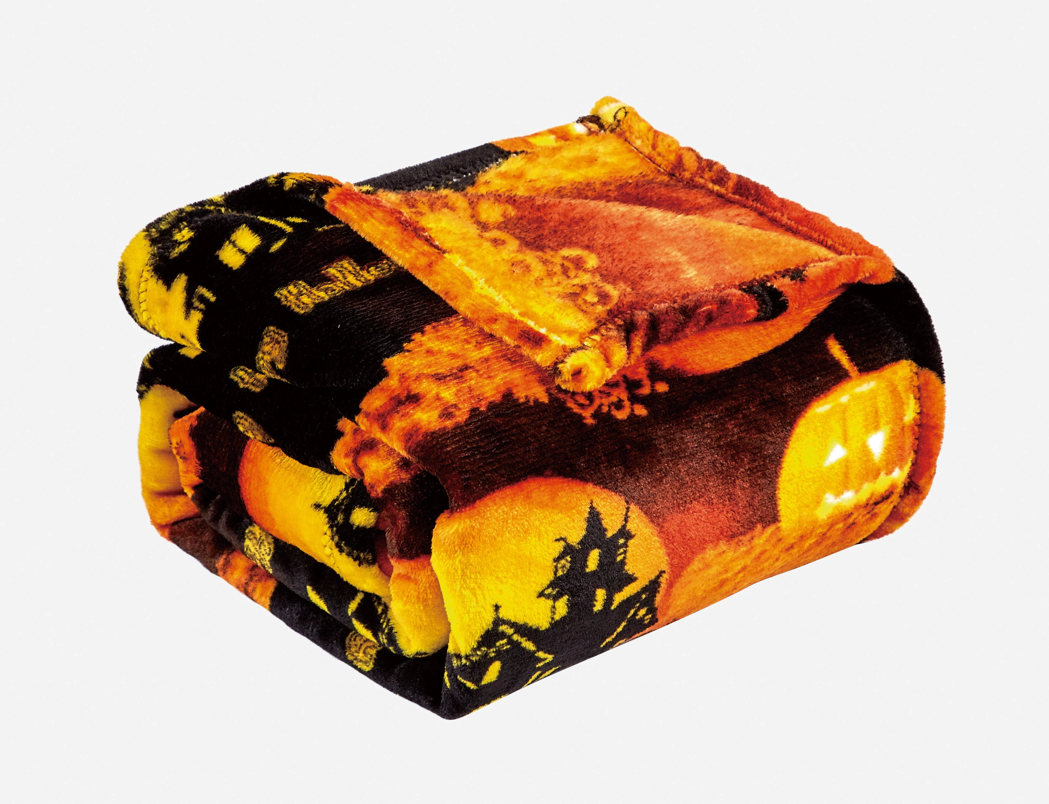 Happy Halloween Microplush Throw Blanket (50 X 60 Inch) - Pumpkins - Image 9