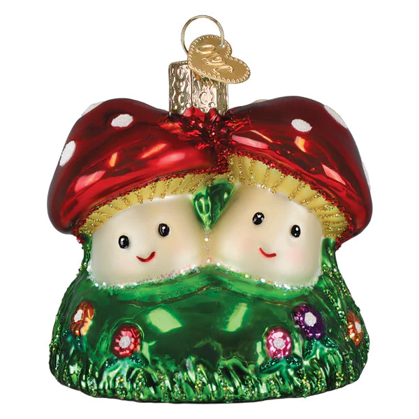 Happy Mushrooms Ornament - Image 2