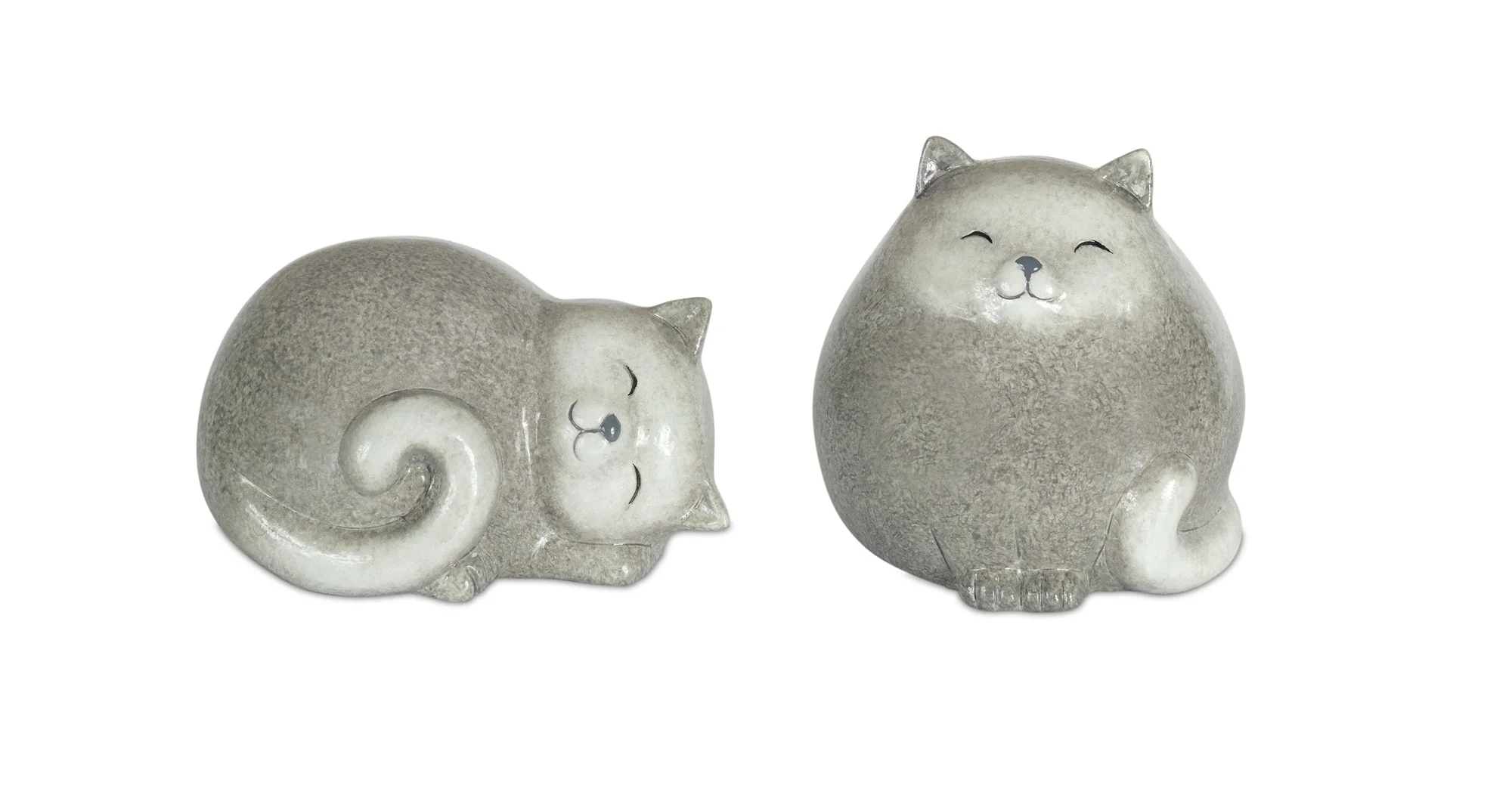 Happy terra cotta cat shelf sitter (set of 4) - Image 2